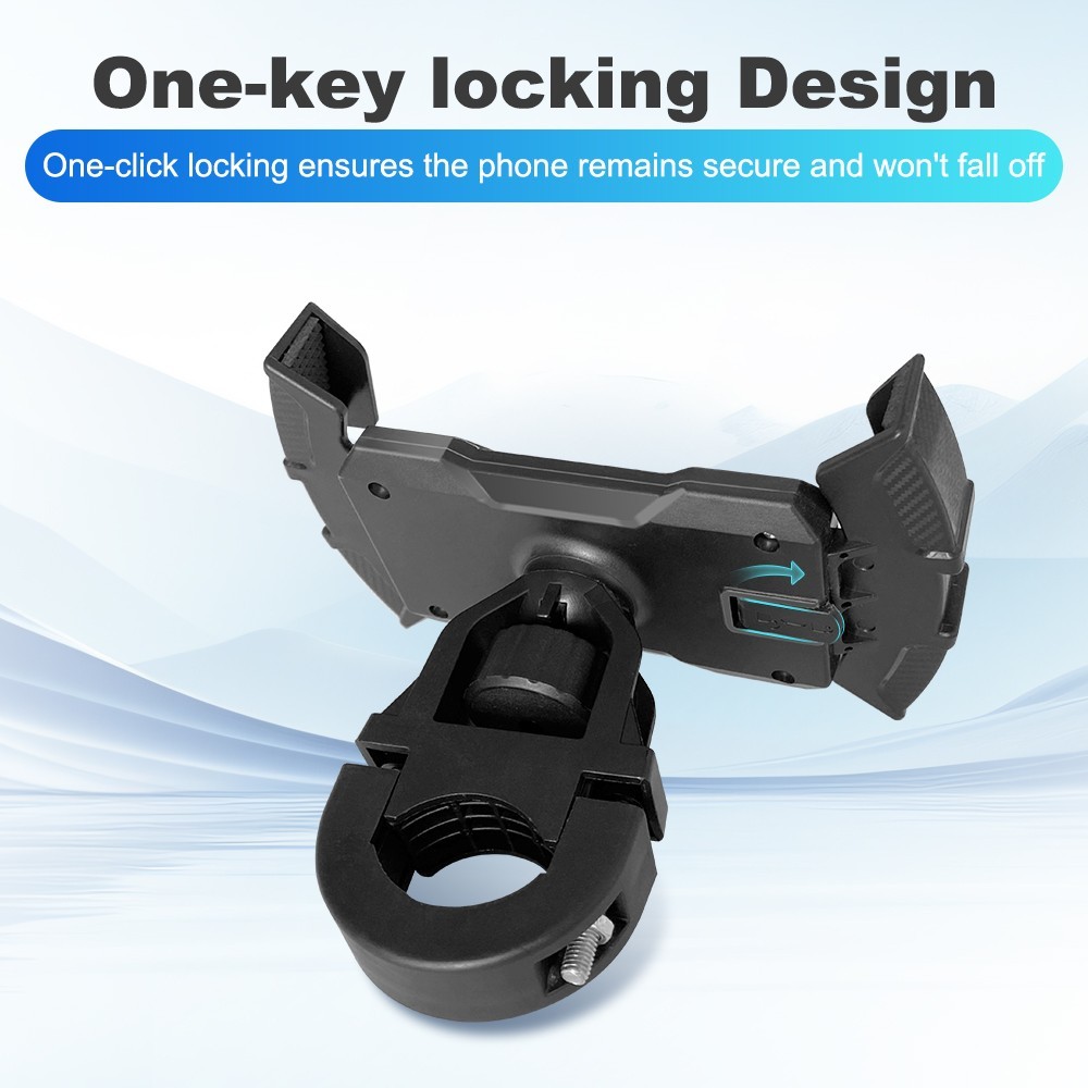 360° Bicycle Bike Phone Anti-Shake Bike Phone Holder Handlebar Mount