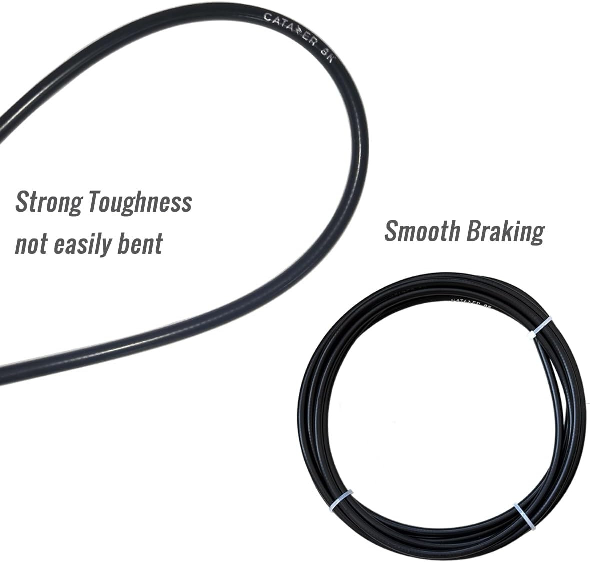 Bicycle Lined Brake Cable Housing, Universal Brake Cable Housing, 5Mm X 10Ft an