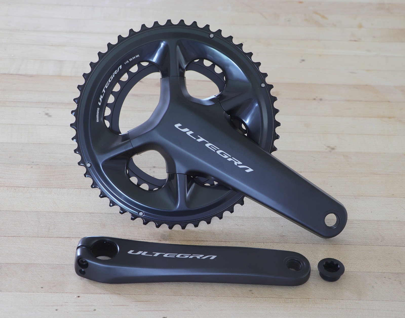 Shimano Ultegra FC-08 2x 11-Speed 175mm 110BCD 50/34T 47.5mm Hollowtech II Black