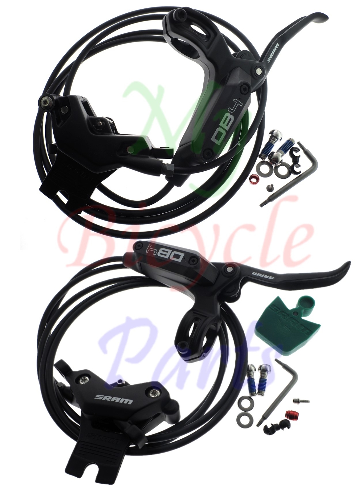 SRAM DB4 Disc Hydraulic Brake Set F:2000mm & R:2000mm READ