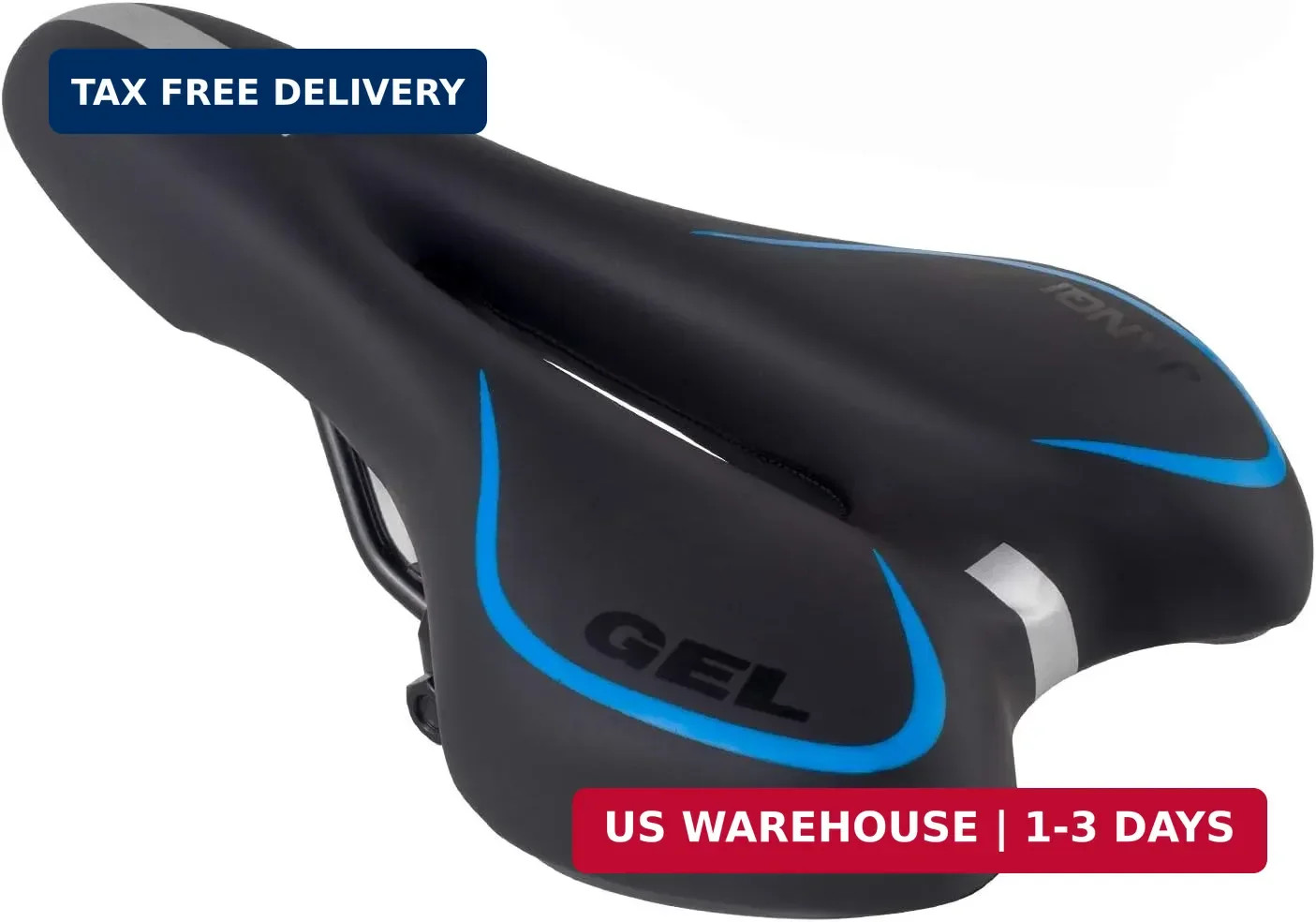 MSDADA Gel Bike Seat Bicycle Saddle, Bike Saddle for Men & Women, Waterproof Bic