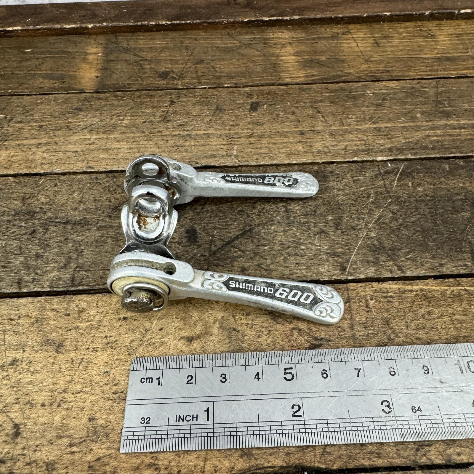 Vintage Shimano 600 Arabesque Downtube Friction Shifter Clamp On Road Japan