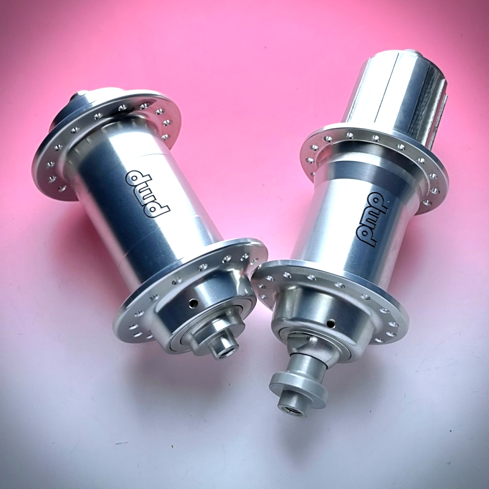 PMP HUB HUBS SET 32H NOS 10s CNC NEW 32 HOLES RETRO CULT MTB MOUNTAIN BIKE ATB NOS
