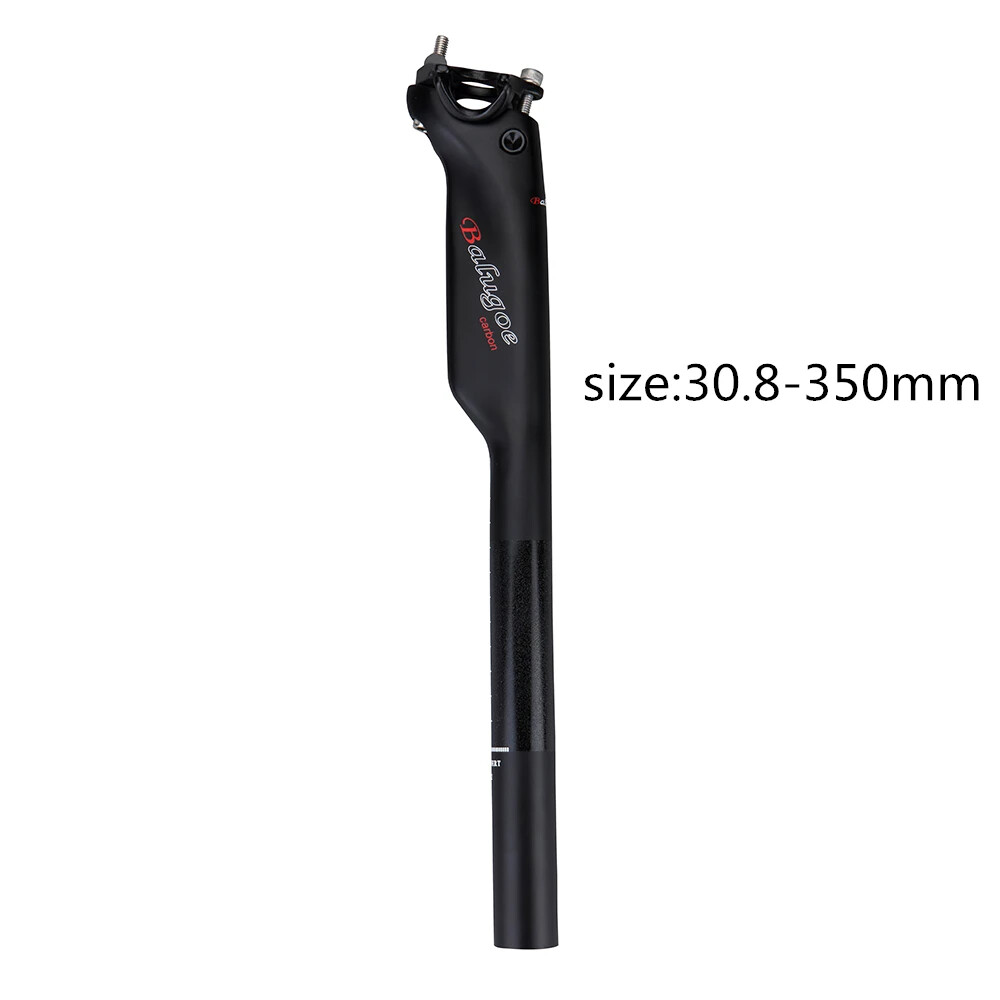 Carbon Fiber Bike Seat Post Saddle Tube Handlebar Stem Genuine Shock Car Car Rod