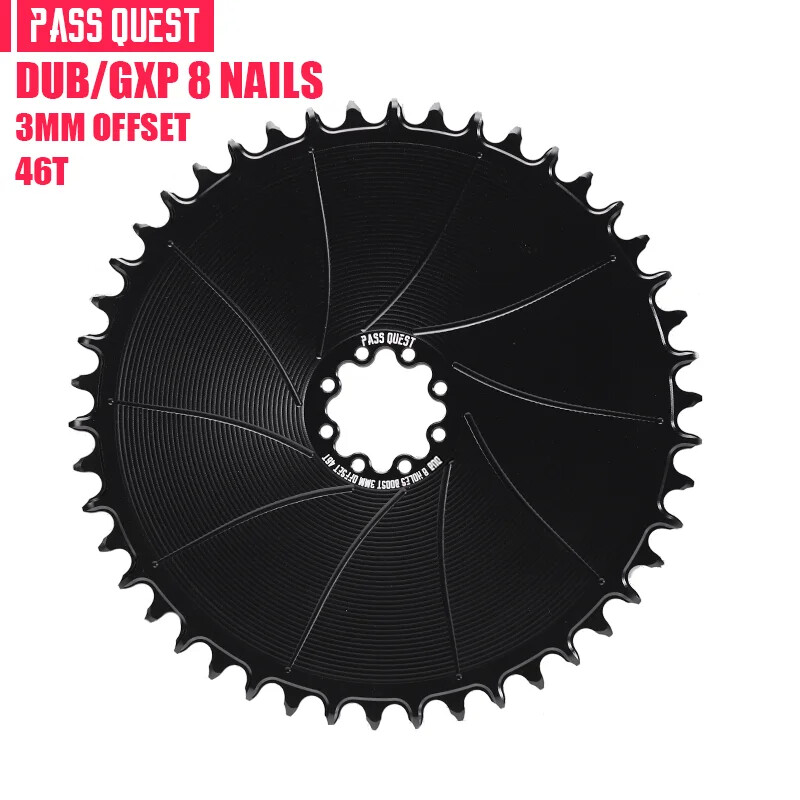 Bicycle Chainring 3mm Offset Norrow Wide Teeth Disc Direct Mount Chainwheel