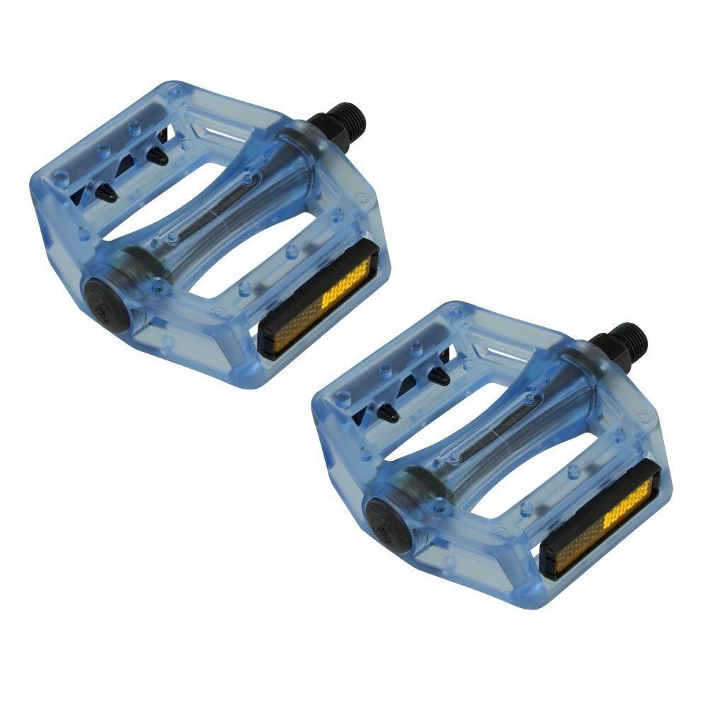 Translucent Resin Body FX-1X2 Pedals 9/16″ Blue
