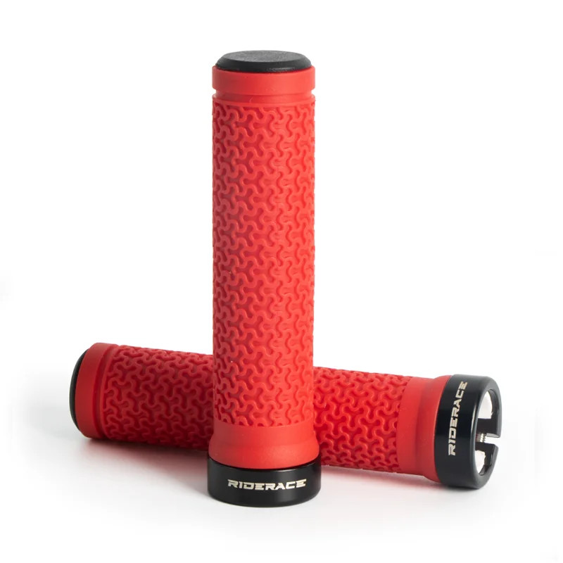 Premium Bike Handlebar Grips, Single Lock-on Professional Mountain Bicycle Ha…