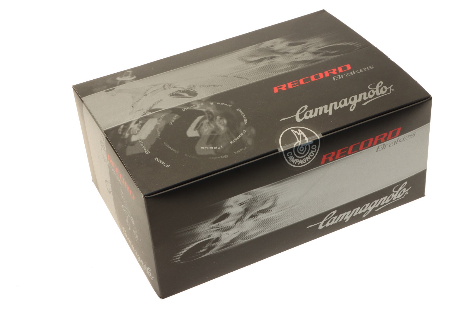 Campagnolo Record Titanium Brake Calipers Pair Rim 2004 BR4-RED Black NOS NEW