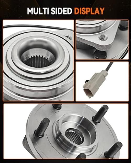 2Pcs Front Wheel Bearing Hub Assembly Compatible with for 513234 Wheel bearing