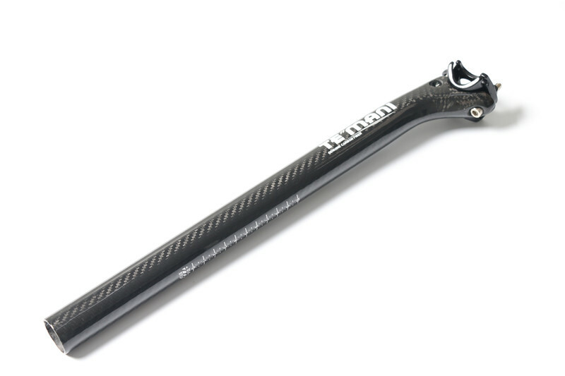 3K Carbon Seatpost Offset Bicycle Saddle Post Tube 25.4/27.2/30.8/31.6mm Gloss