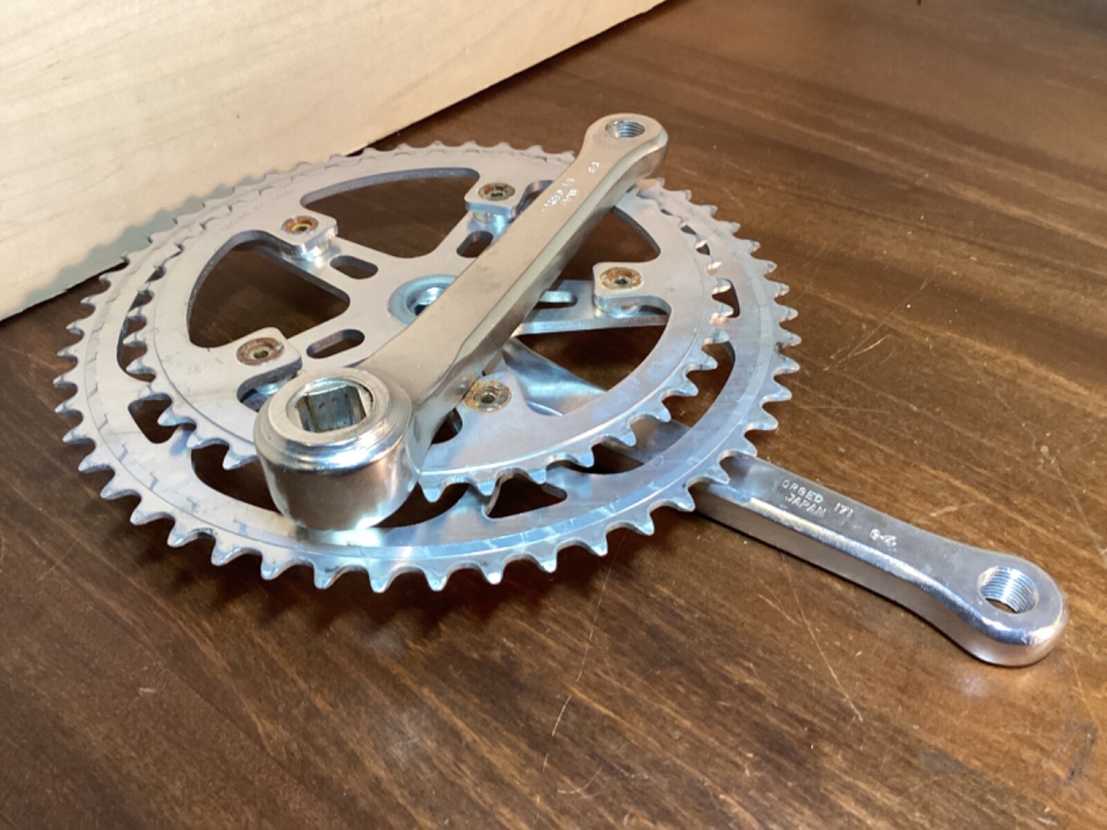 Sugino Fuji Crankset 52 42 Double 171Mm Square Japan Road Royale Sport Nishiki