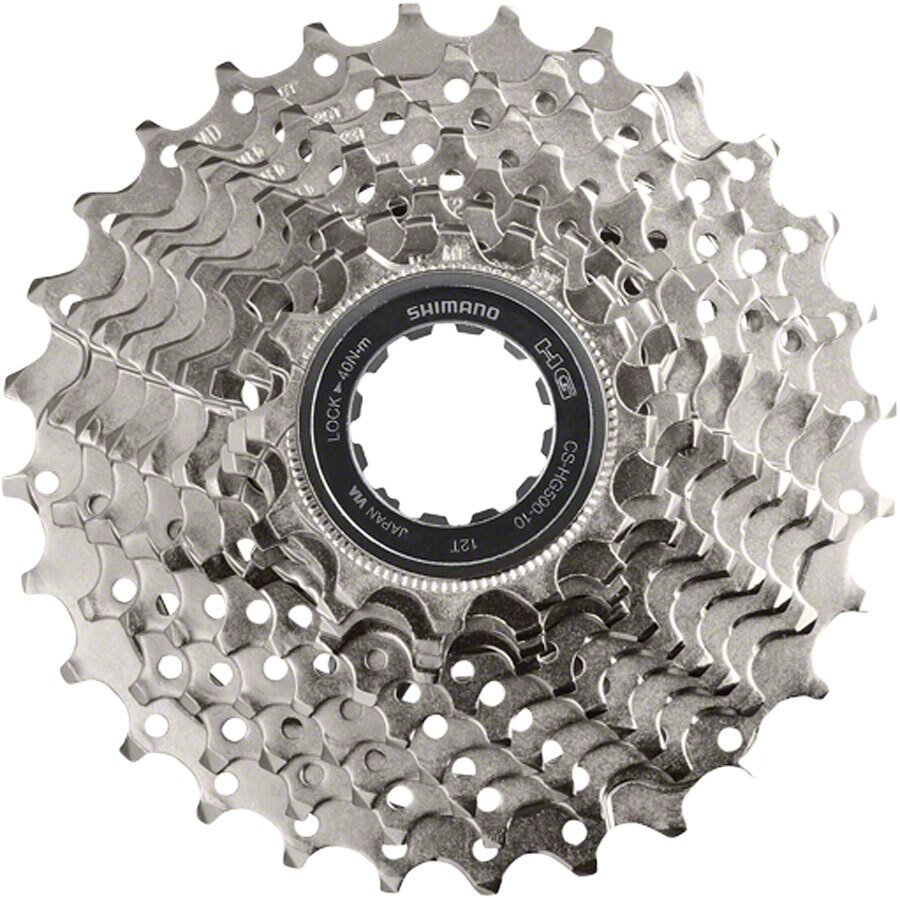 Shimano CS-HG500 Cassette – 10-Speed, 11-32t, Silver