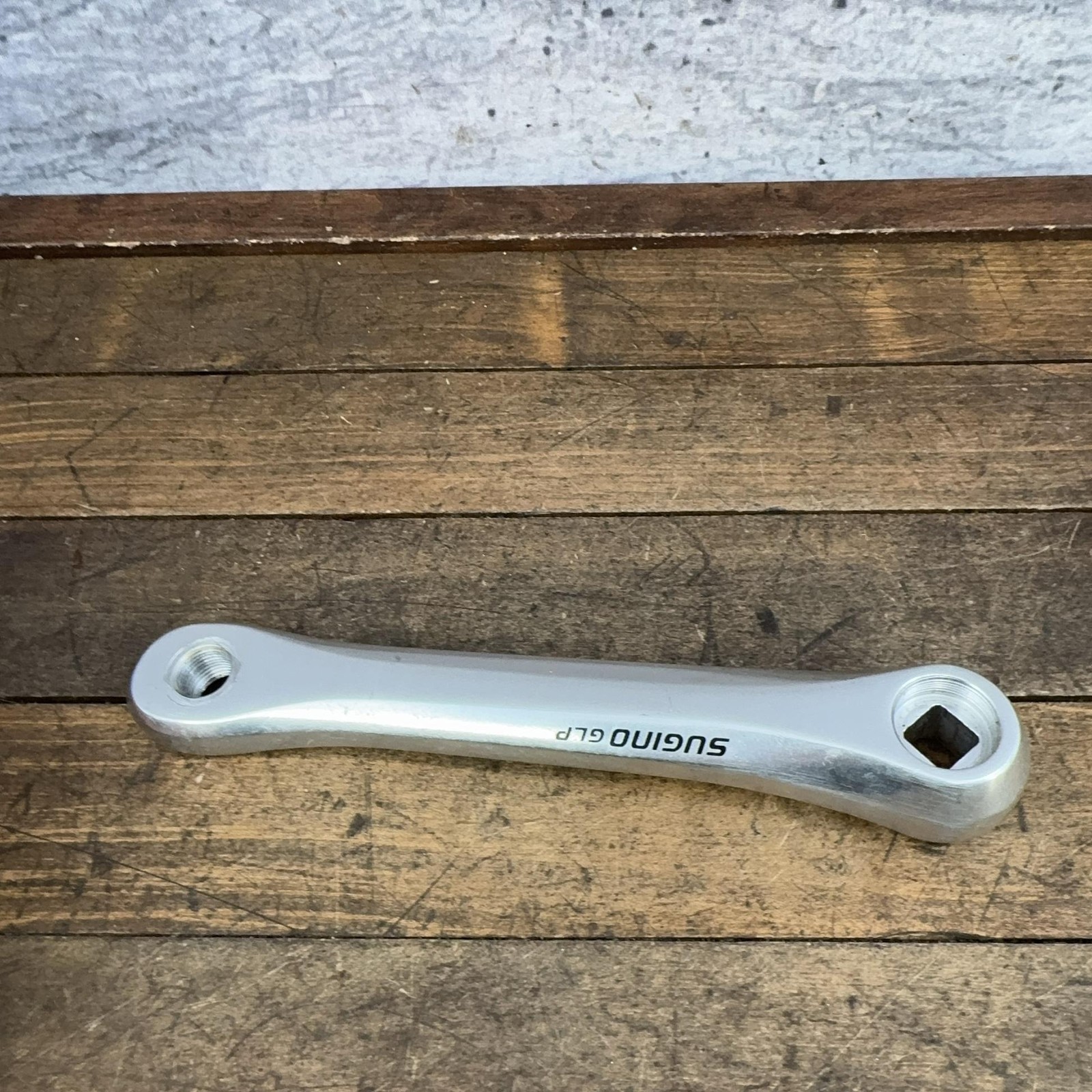 Vintage Sugino GLP Crank Arm LEFT 170mm Square Taper Road Silver Alloy Japan
