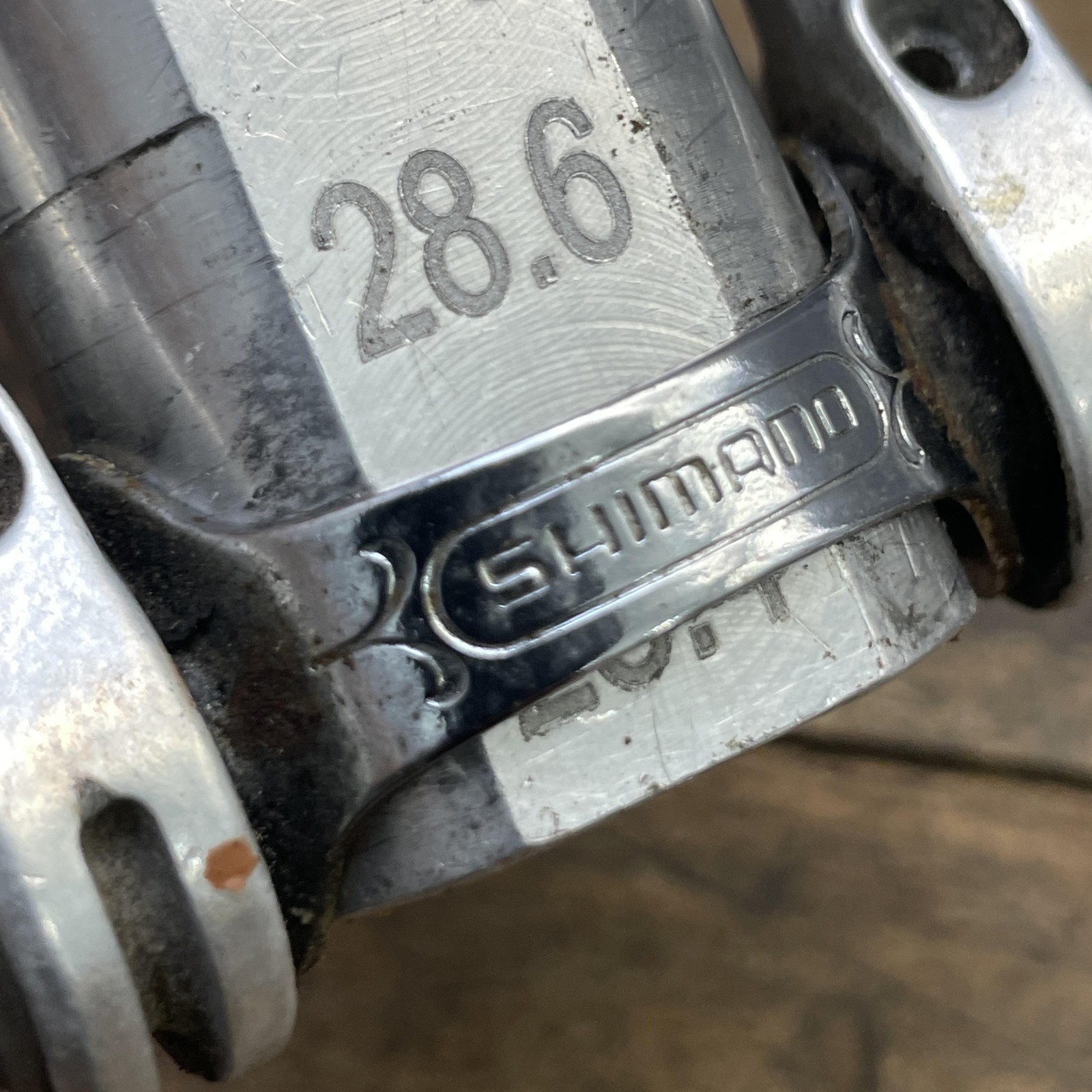 Vintage Shimano 600 Arabesque Downtube Friction Shifter Set Clamp 28.6 Road 70s