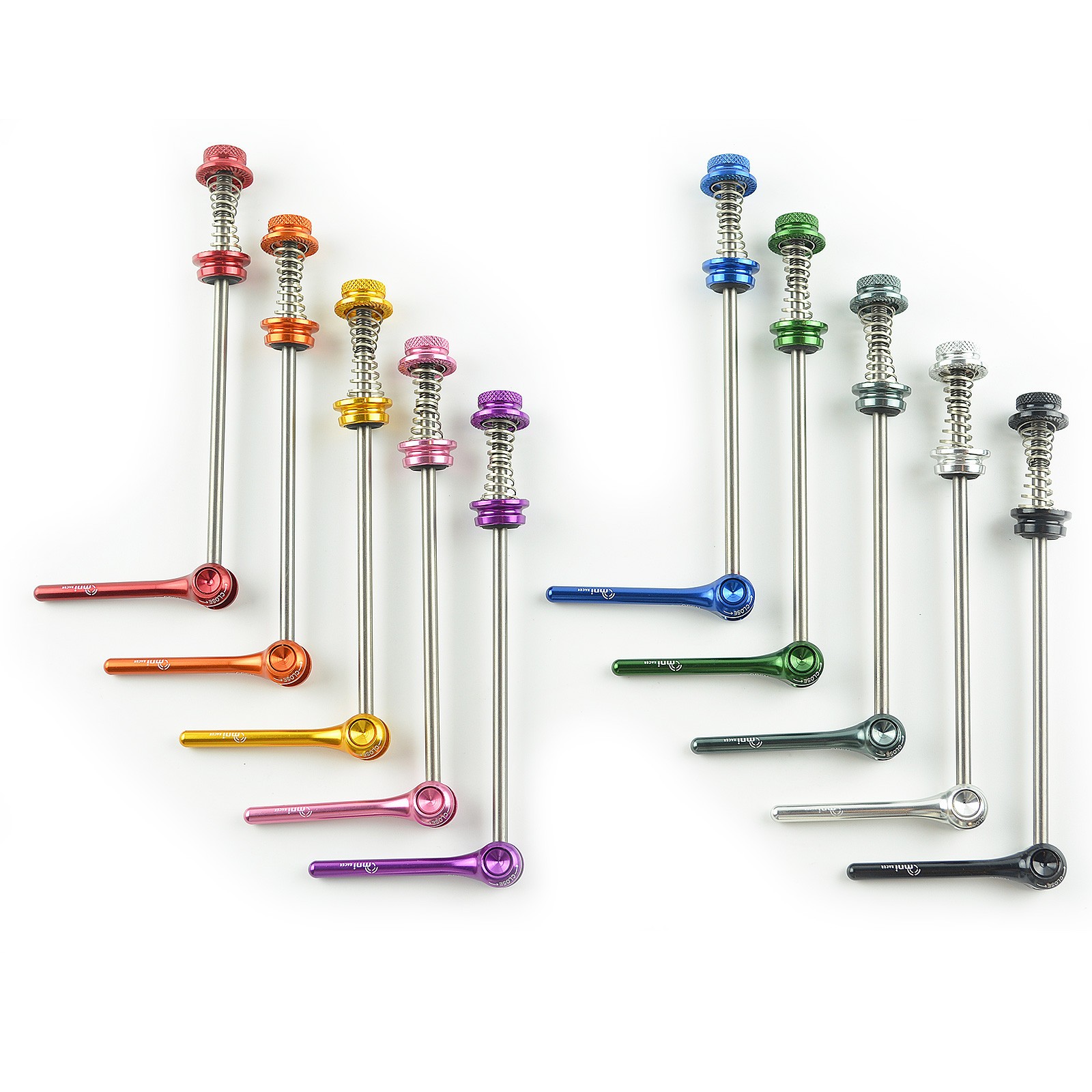 OMNI Racer WORLDS LIGHTEST RACE-Lite Titanium Alloy Road Wheel Skewers 46g