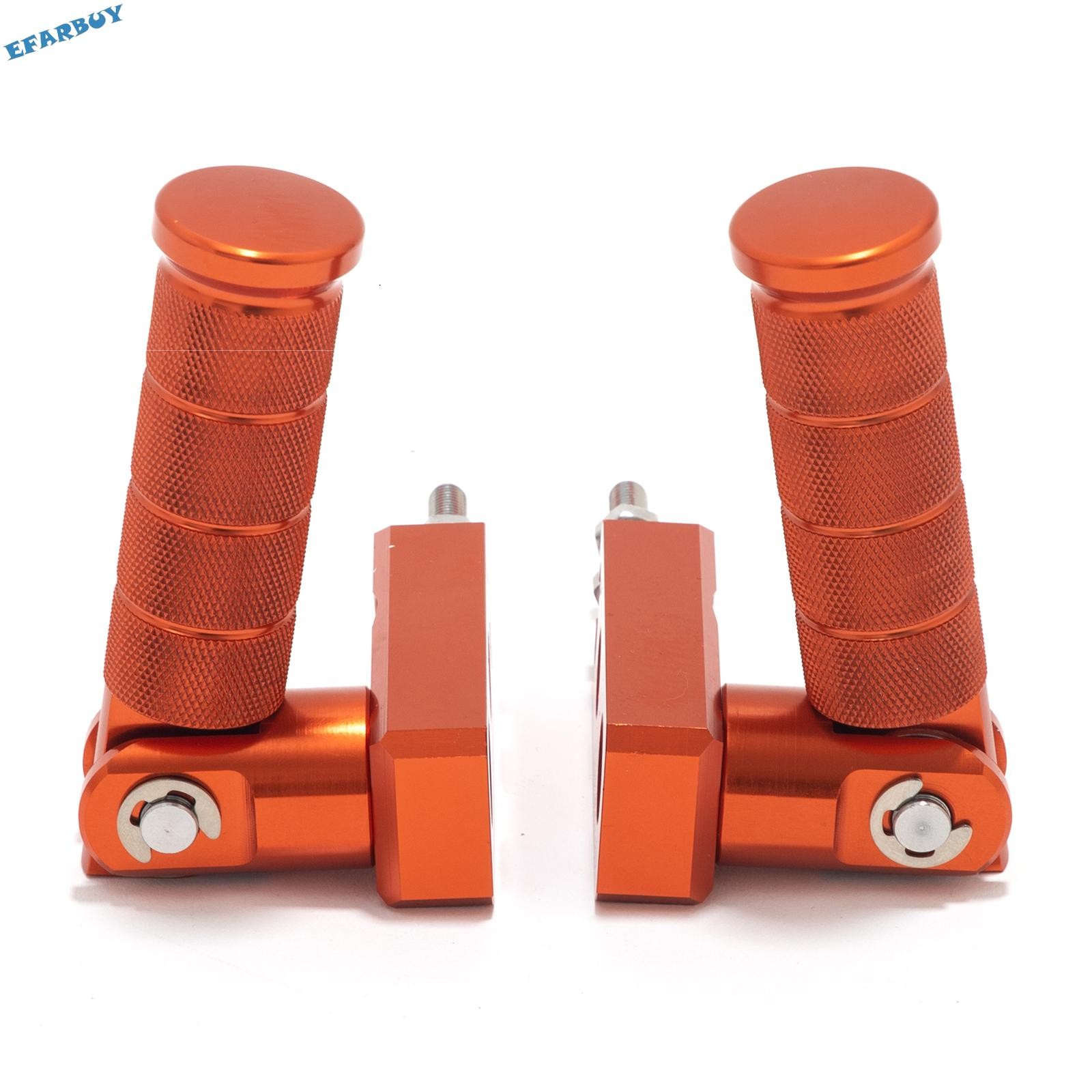 Orange Pair Stunt Foot Pegs Pedal For Sur-Ron Light Bee LB X For eride pro ss