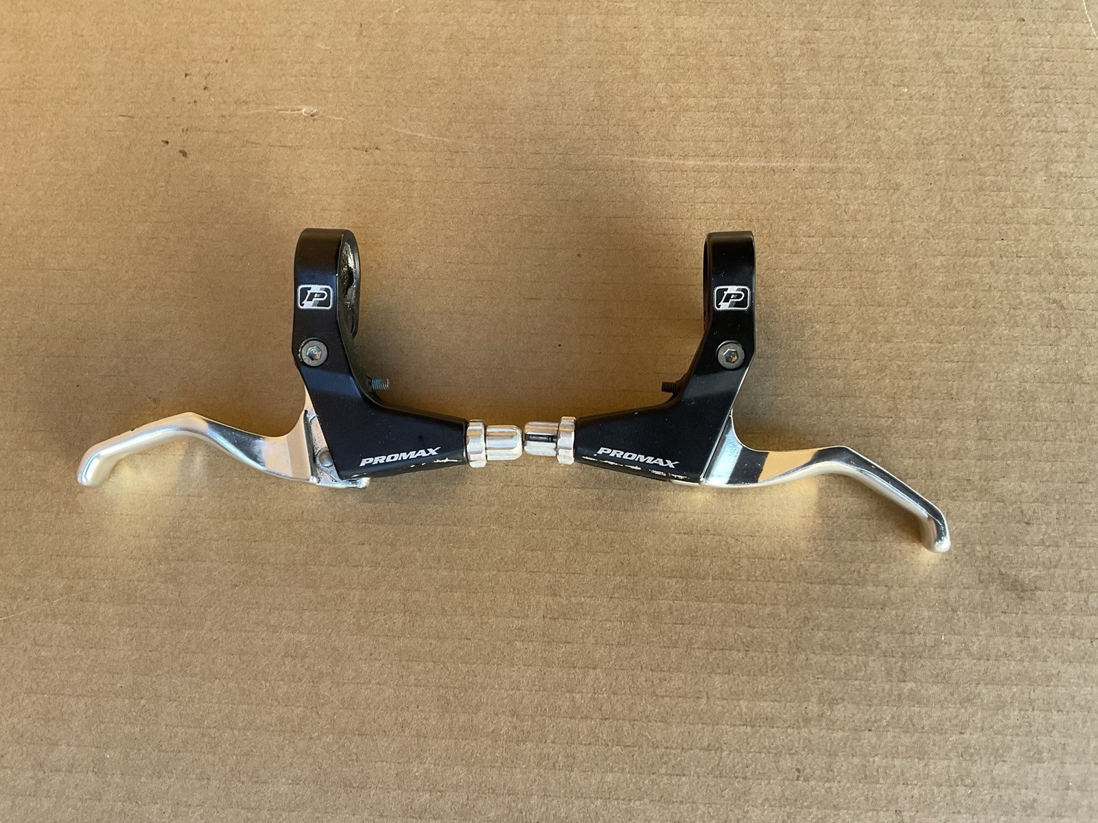 Promax Bicycle Brake Levers Pair Alloy MTB Bike Linear Pull V-Brake Set 22.2mm