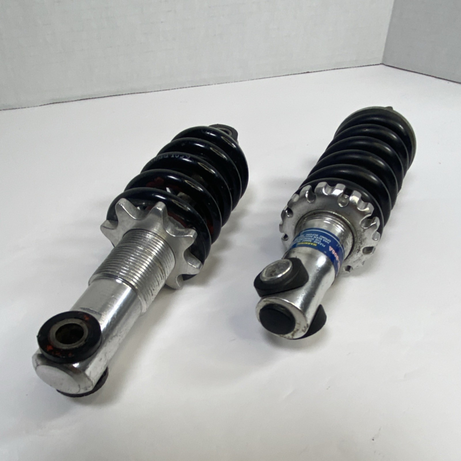 Best Shock B5-800A Rear Coil Shocks Set of 2, 5.5in Black Silver Steel Aluminum