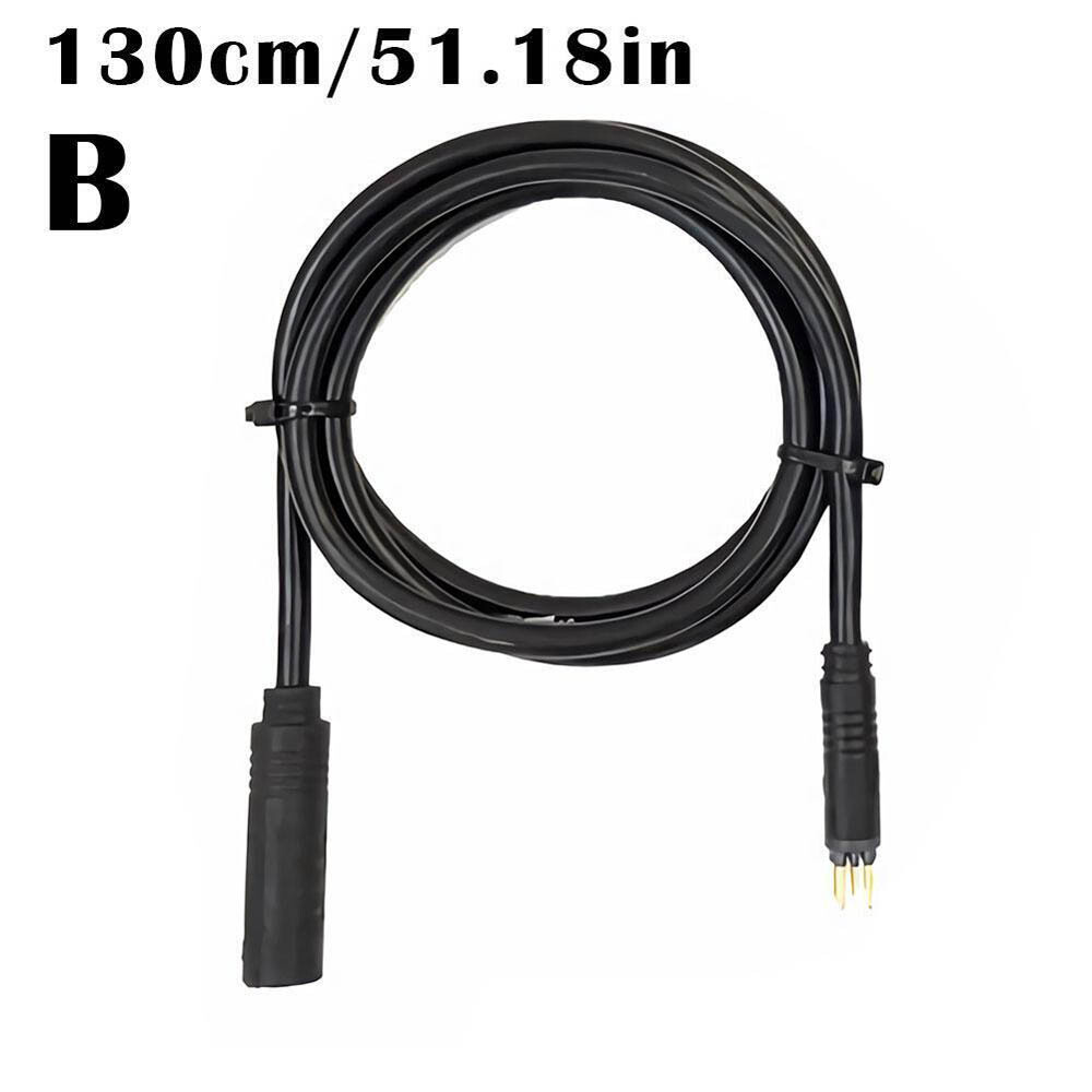USA 130cm 9Pin Wheel Motor Extension Cable Female to Male Wire for Electric Bike