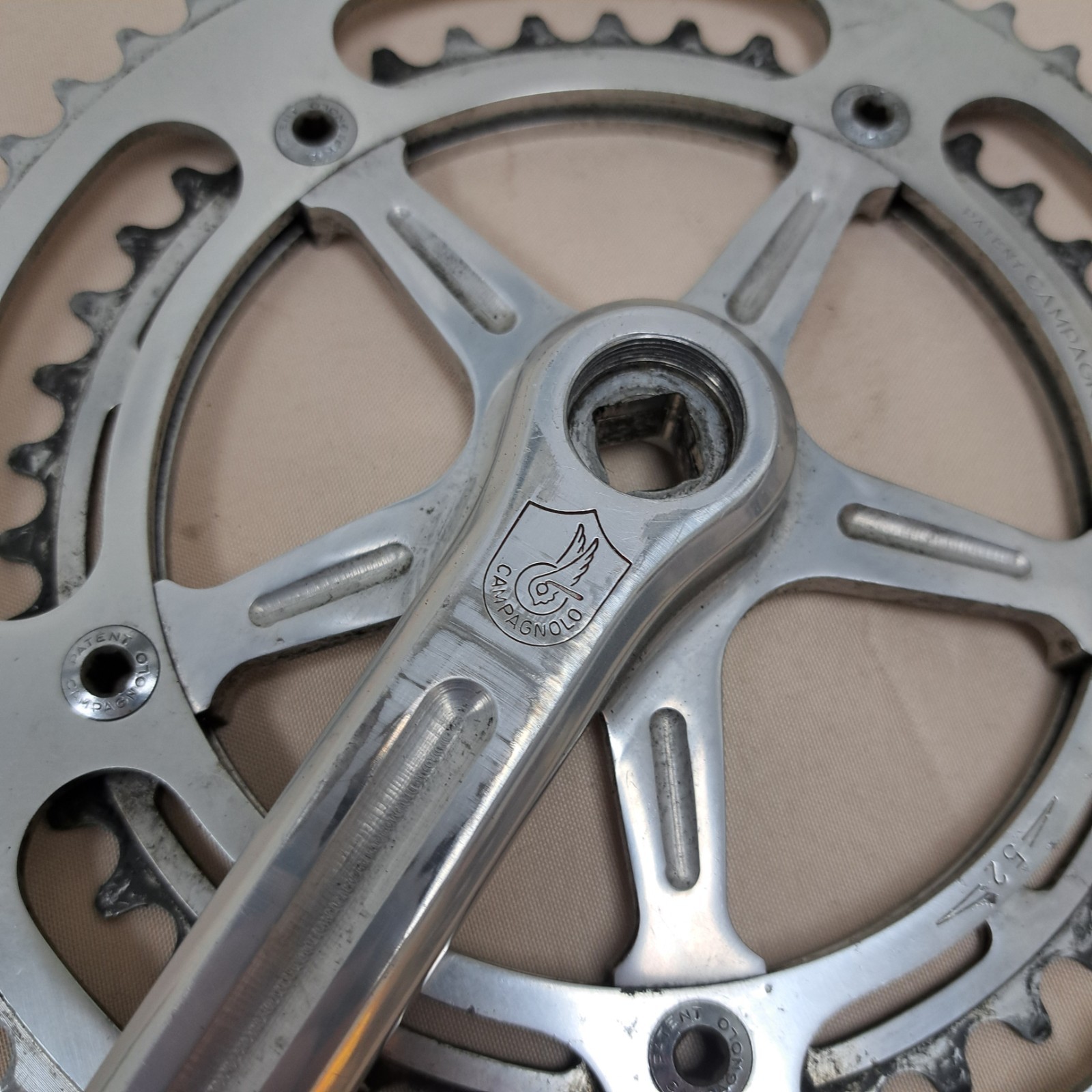 CAMPAGNOLO NUOVO RECORD STRADA ROAD BICYCLE 170 MM 52/42 T CRANK SET