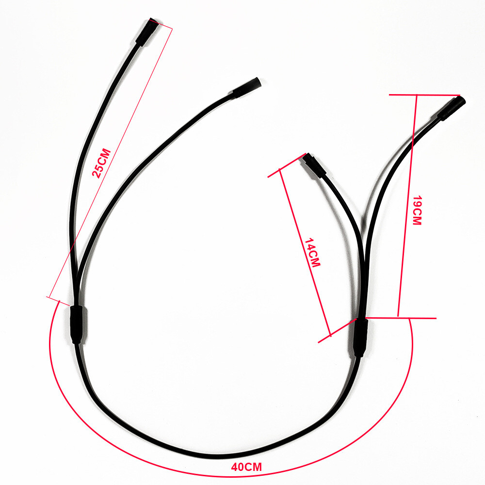 For Bafang Mid-Drive Motor E-bike Headlight Taillight Turning Brake Light Set