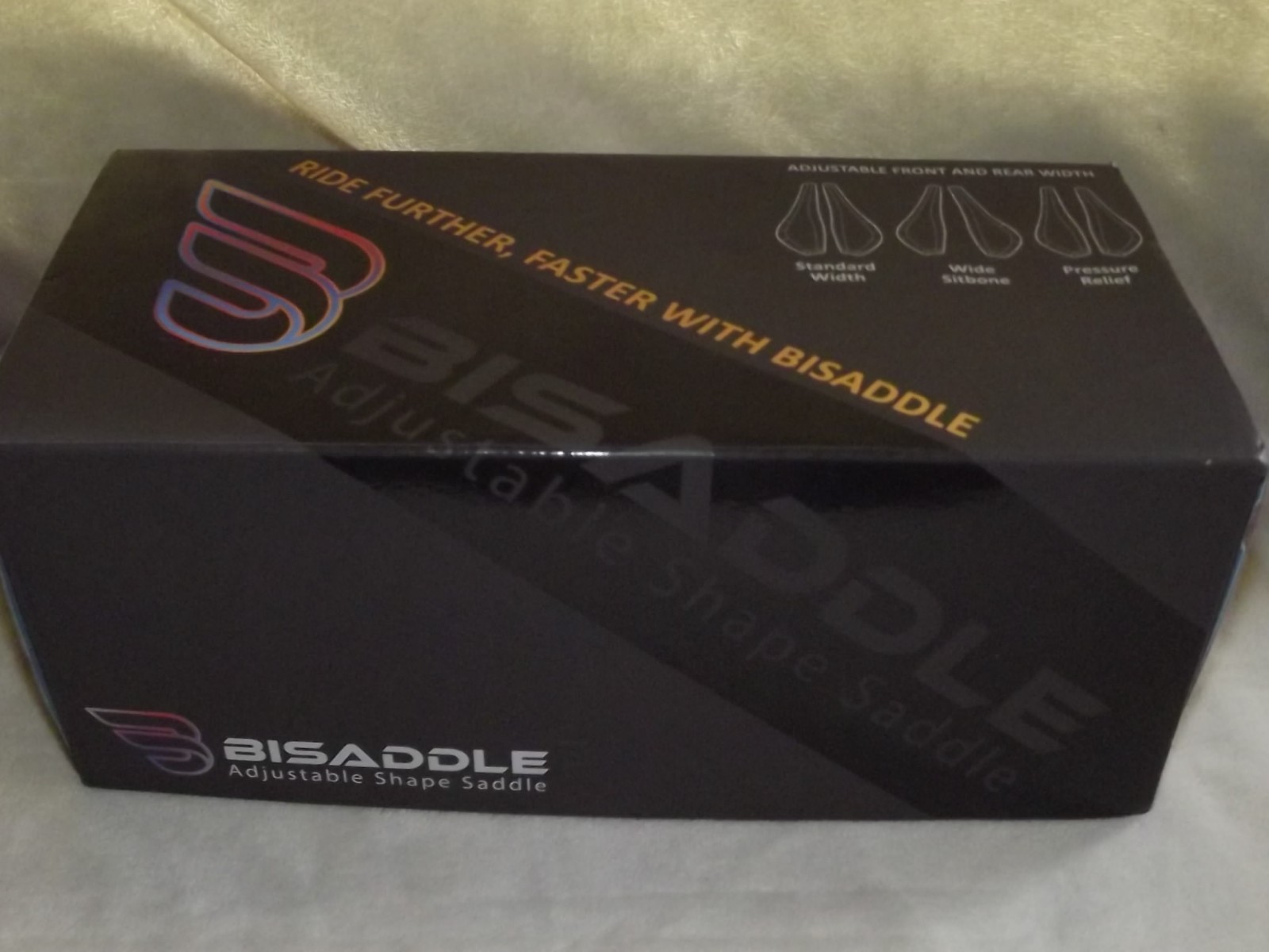 Bisaddle Adjustable Shape Saddle Bicycle Seat New in Box