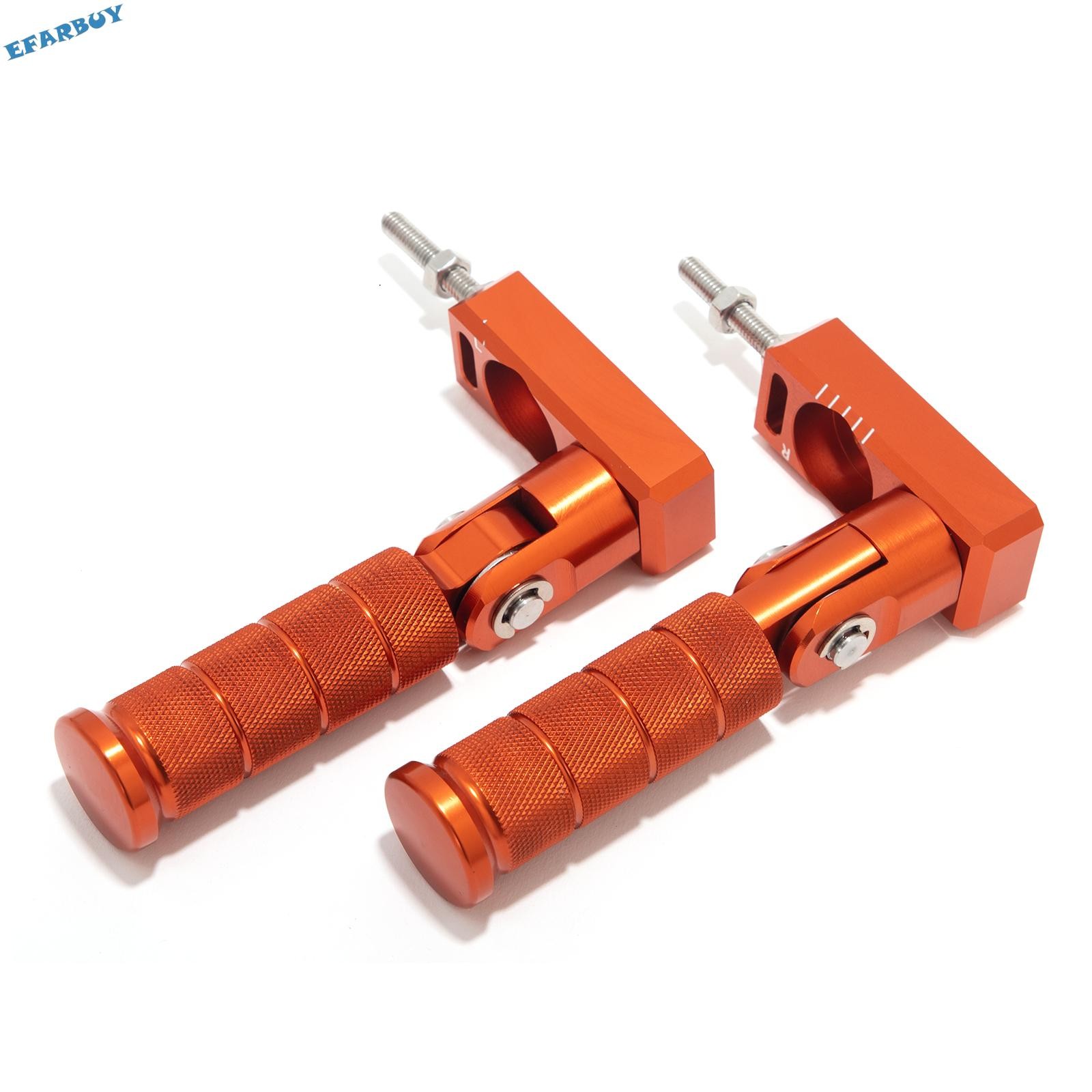 Orange Pair Stunt Foot Pegs Pedal For Sur-Ron Light Bee LB X For eride pro ss