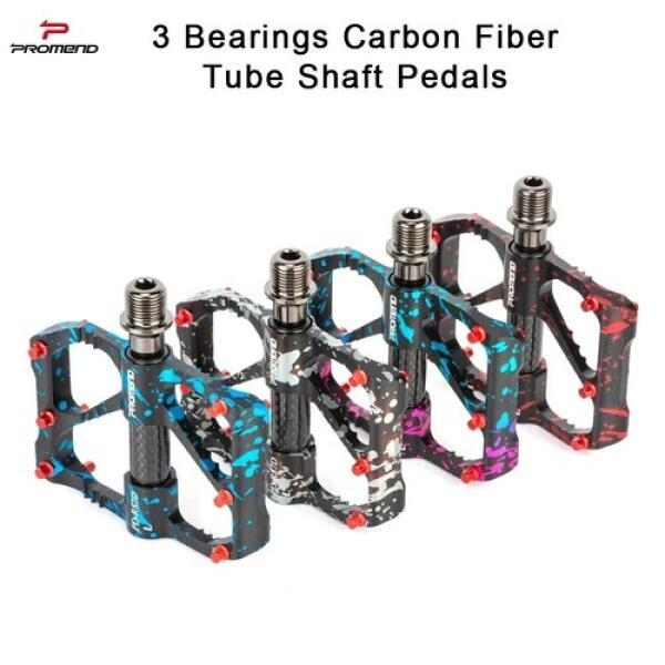 PROMEND Bicycle Riding Pedal Carbon Tube Sanpelin Colorful MTB Bicycle Pedal