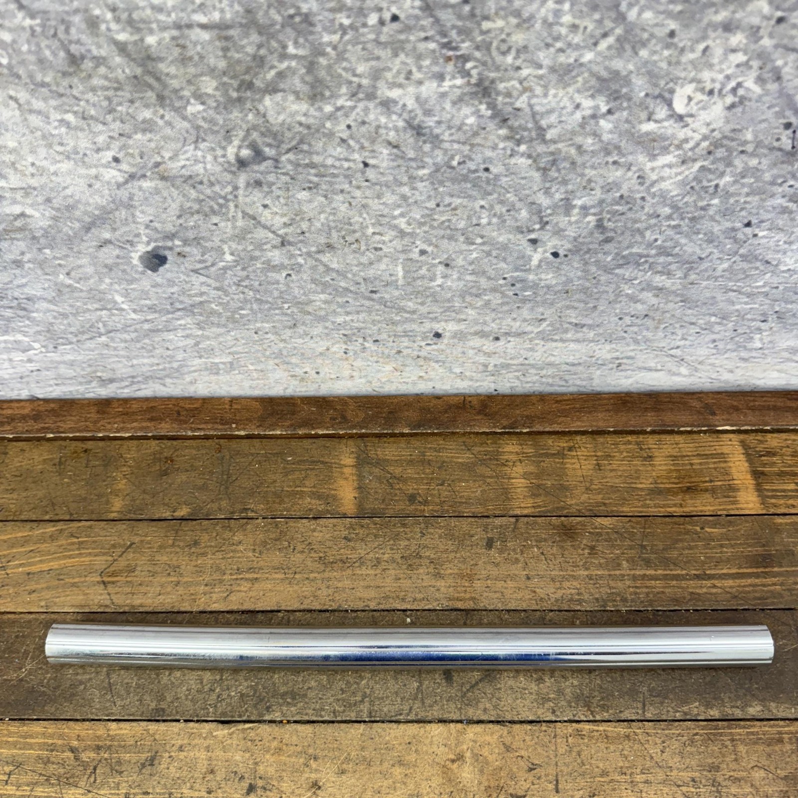 Vintage 22.5mm BMX Seatpost CRMO Hutch Schwinn Predator Fluted 1980s Silver