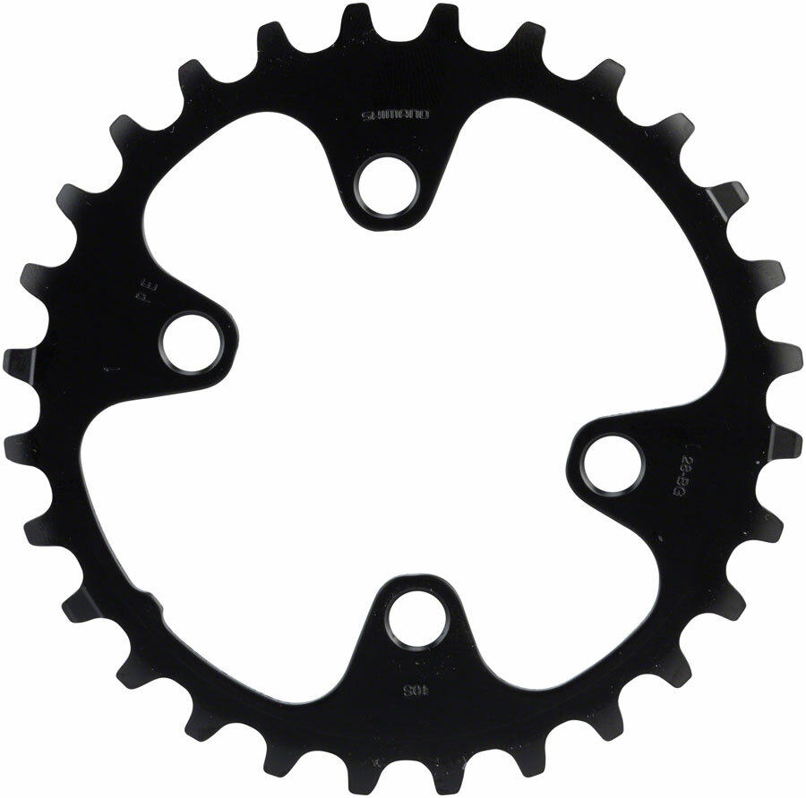 Shimano Deore FC-M6000 Chainring 28t 10-Speed 64mm Asymmetric BCD for 38-28t Set