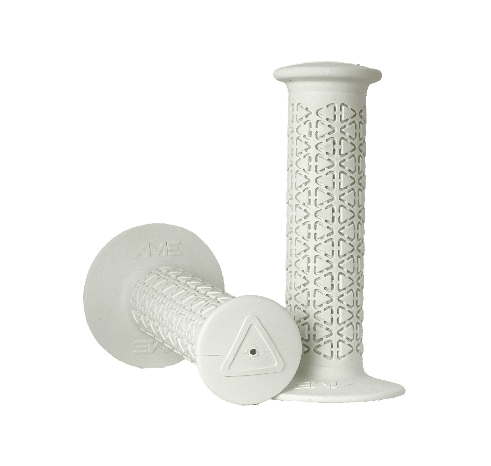 AME BMX Bike Grips Round White A’ME Old School Bicycle GT PERFORMER