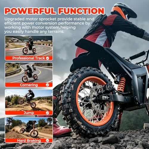 Upgraded Motor Sprocket for Tuttio Soleil01 Electric Dirt Bike – Steel Engine