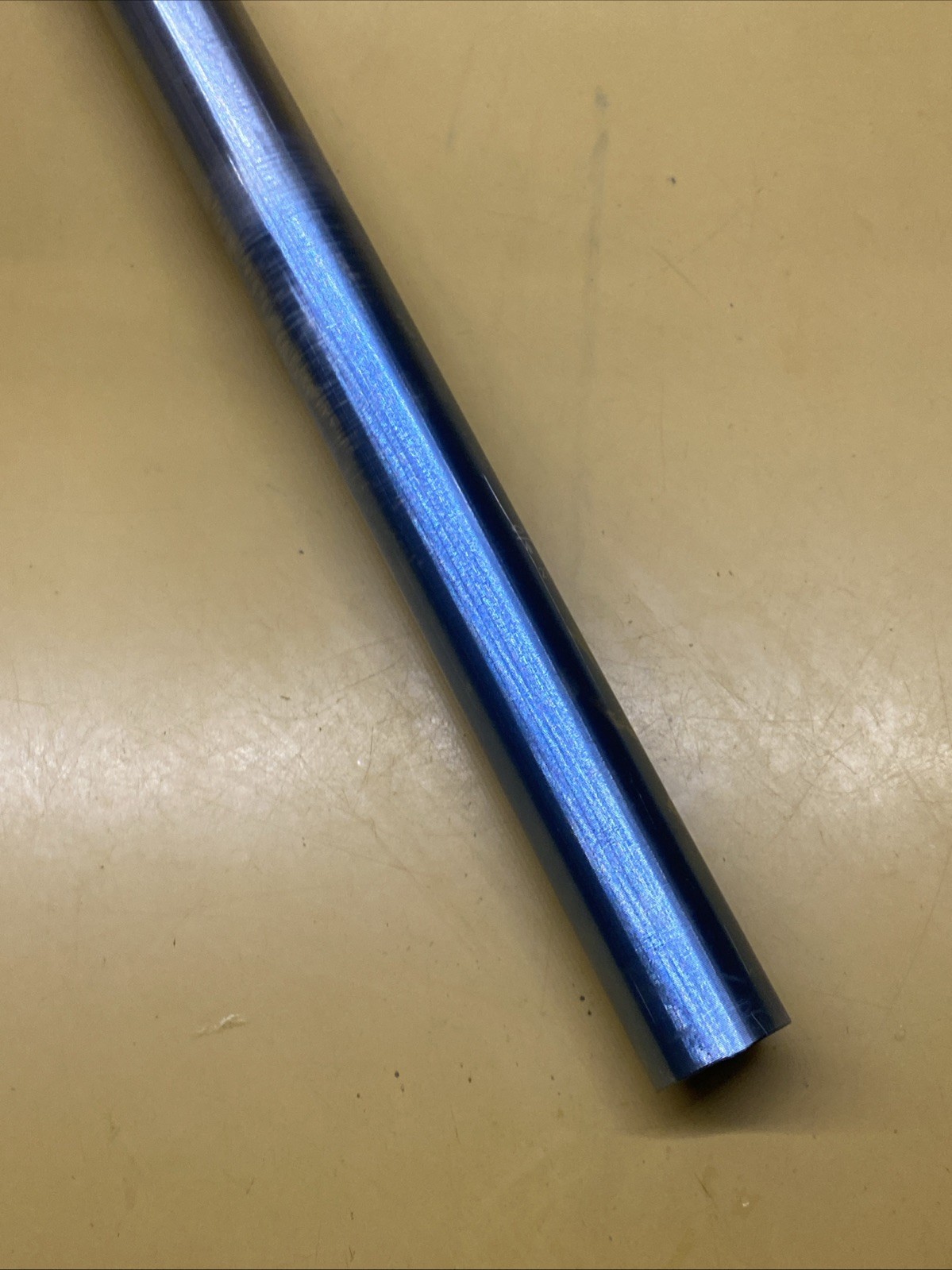 Light Blue(Faded) Silver Loaded Precision Aluminum 27.2 x 400m Straight Seatpost