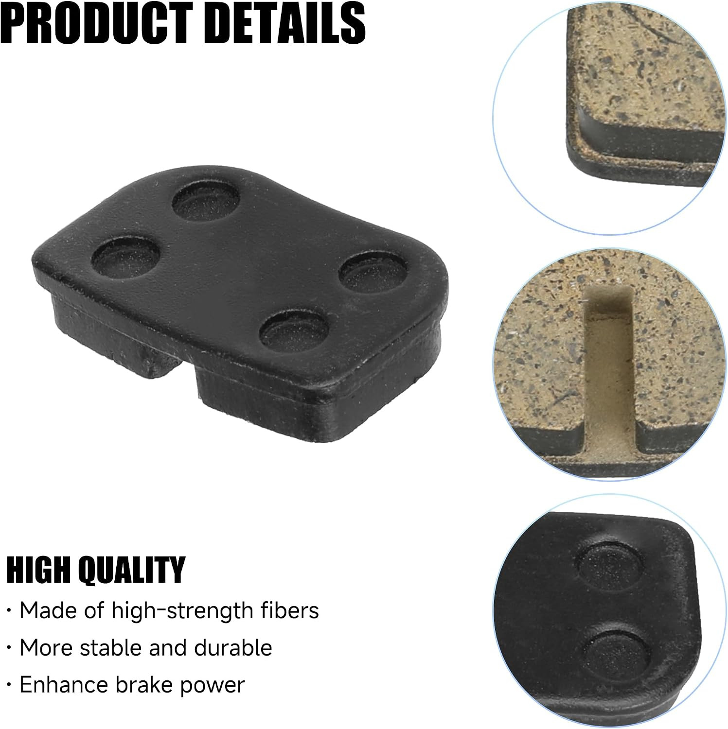 Mini Bike Disc Brake Pads 12 Pcs HeavyDuty for Pocket Dirt Bike ATV