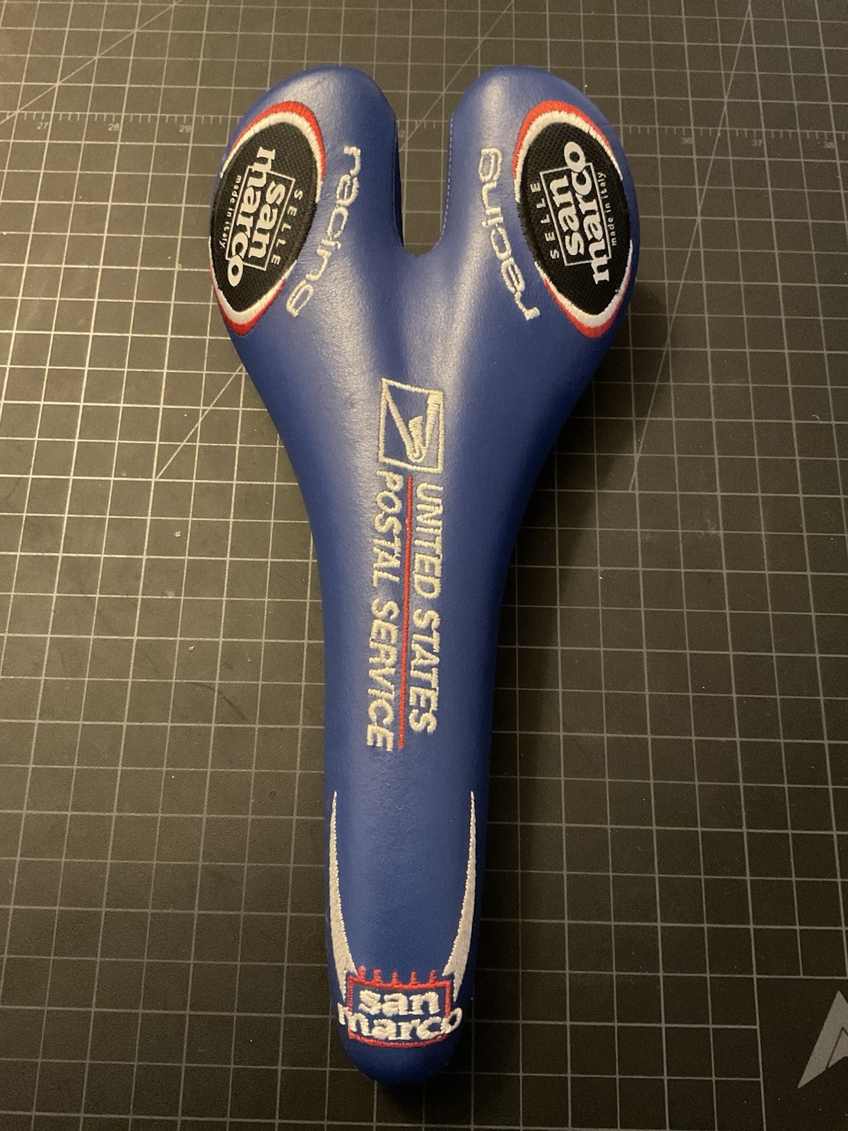 Selle San Marco USPS Postal Aspide Saddle Road Racing Titanium Rails Take Off
