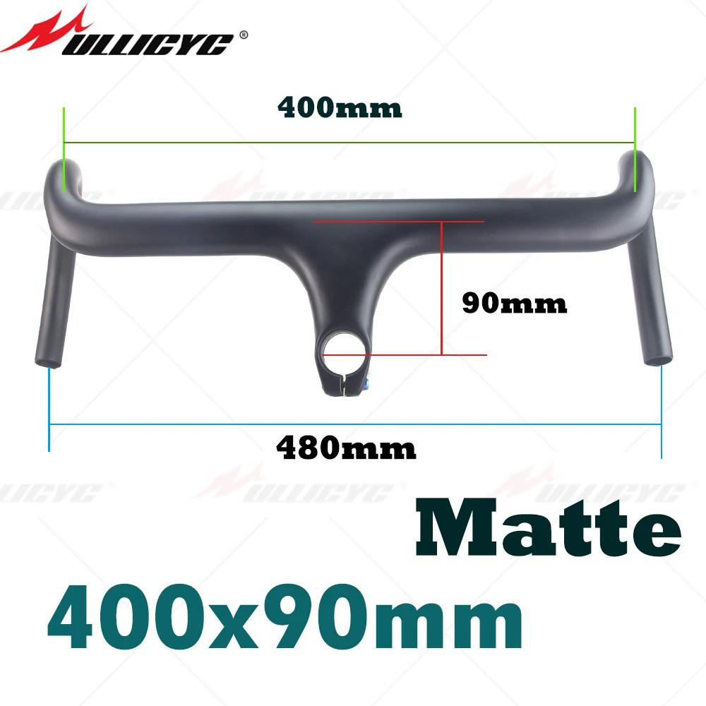 Carbon Bike Internal Wiring Integrated Drop Bar for 28.6mm Fork Tube with Spacer