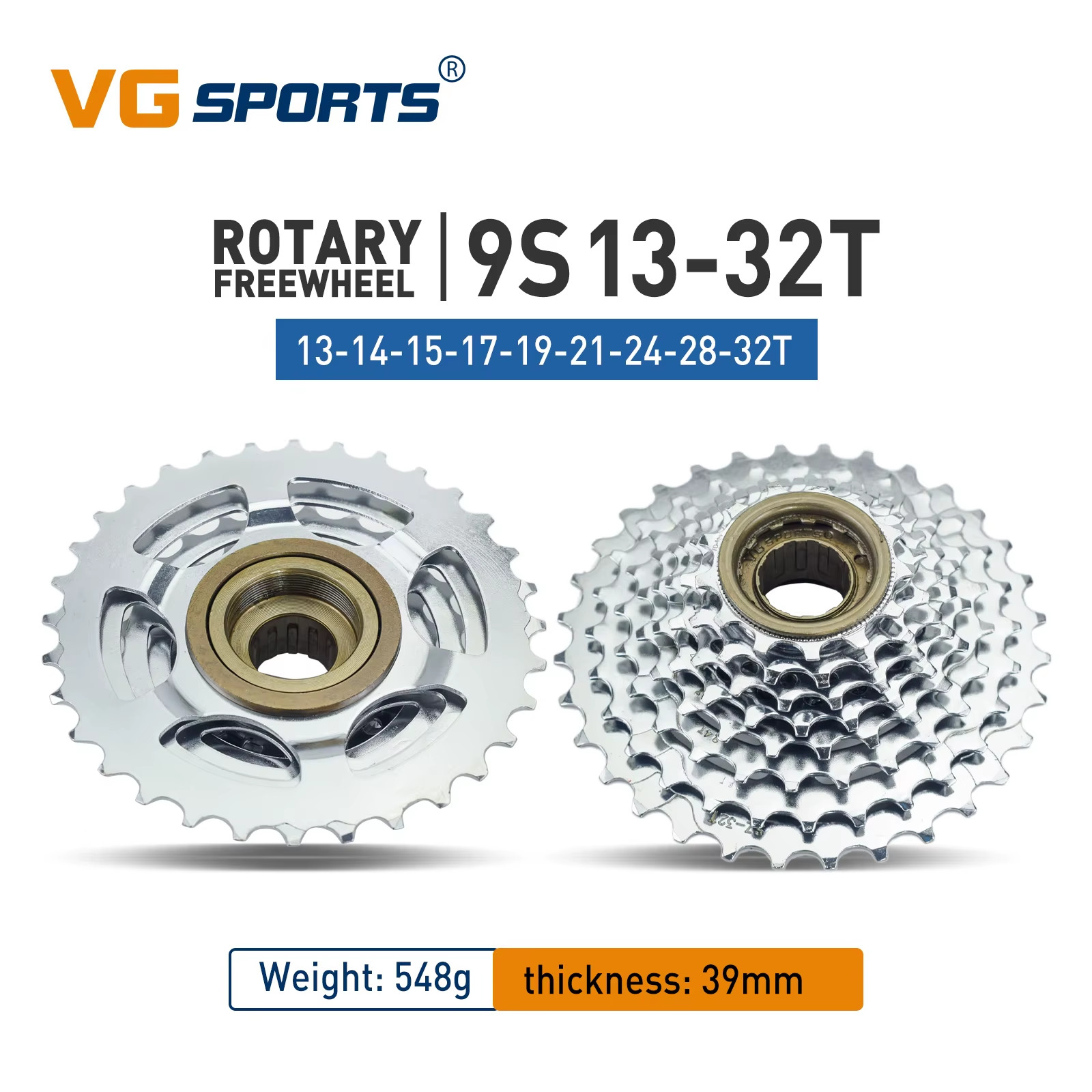 Bike Sprocket 5/6/7/8/9/10/11 Speed Thread Freewheel 14-28T 13-28/32T 11-32/36T
