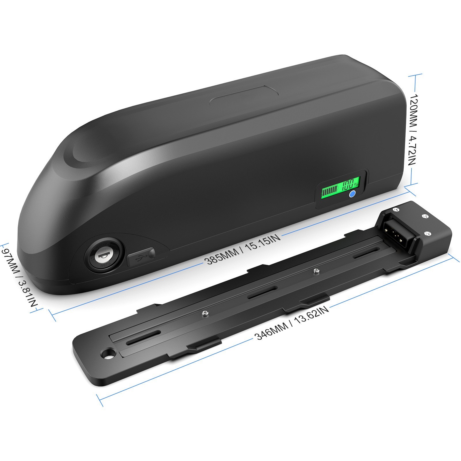 Samsung/LG 48V 20Ah Ebike Li-ion Battery Pack for 250W-2000W Electric Bike Motor
