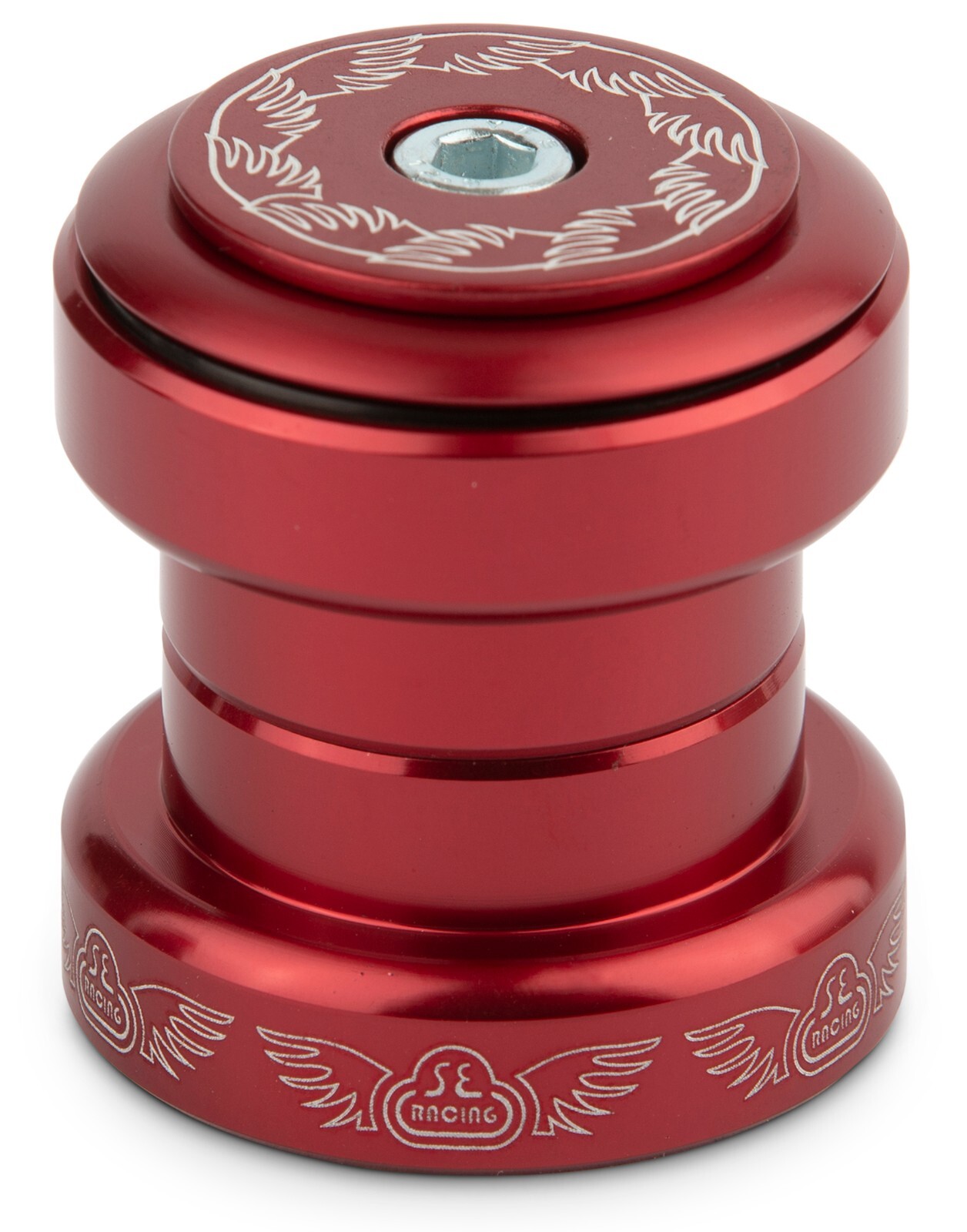 SE Racing 1 1/8″ threadless SEALED BEARING Eluder alloy BMX headset- Red