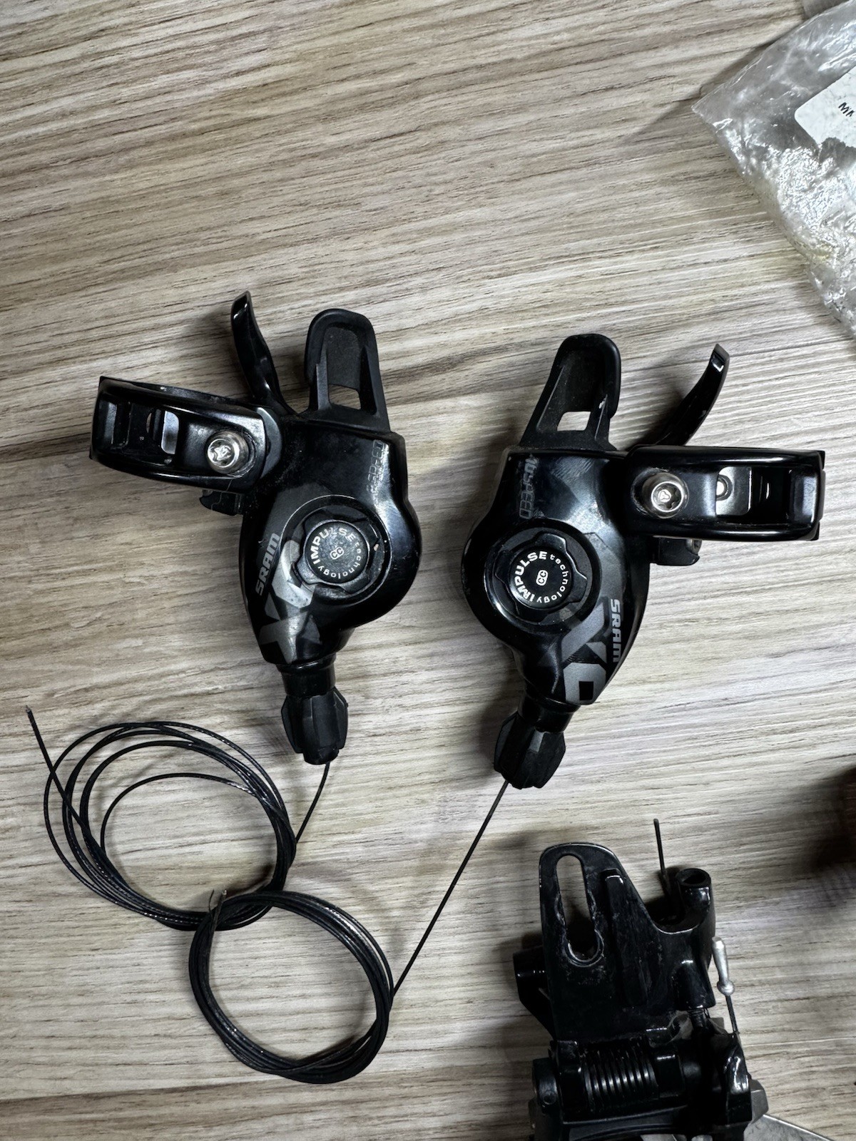 SRAM X0 2×10 Drivetrain Set – Shifters, FD, RD, Crankset (No Chainrings)