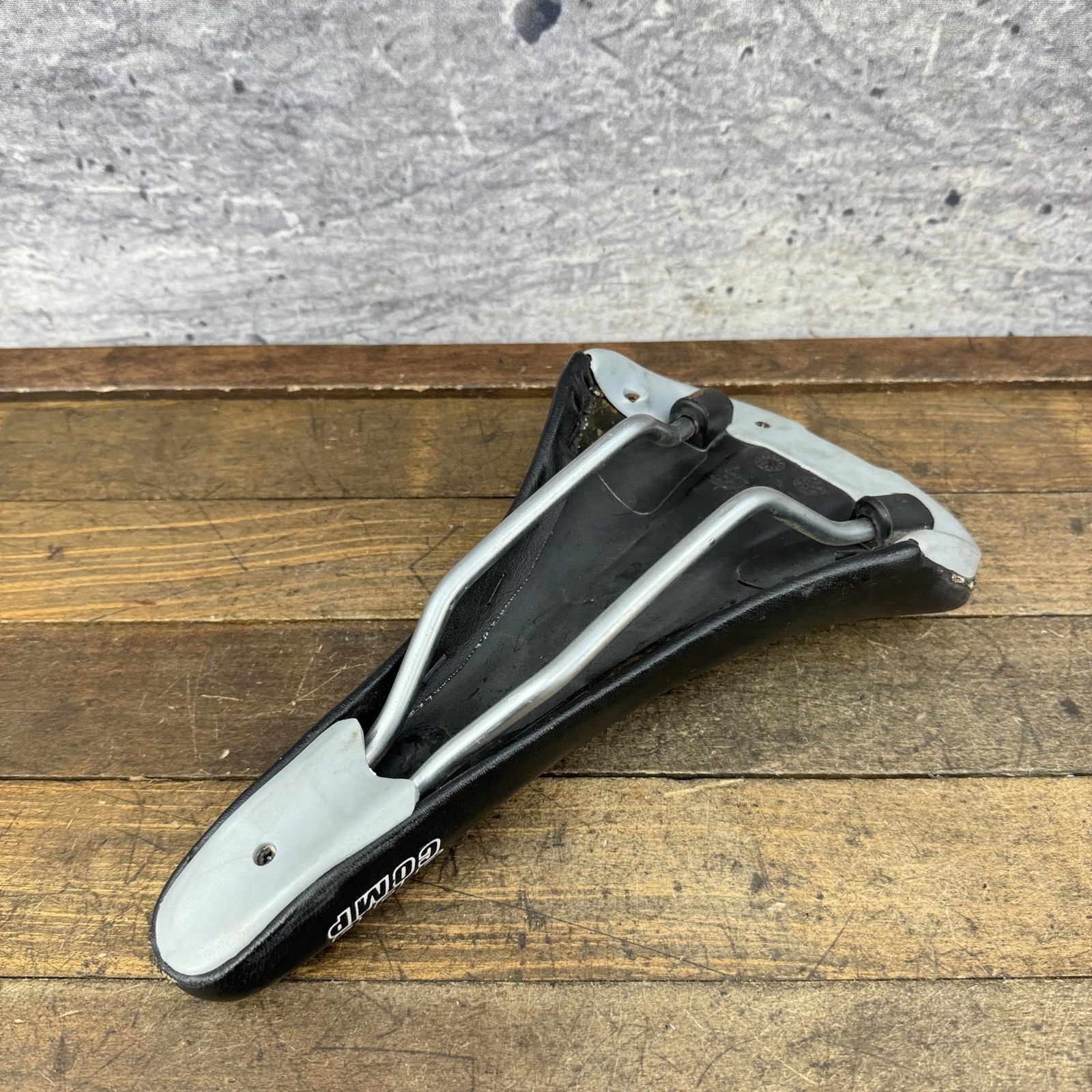 Vintage SDG Comp Seat BMX Racing Bicycle Saddle USA Black MTB Road Cut