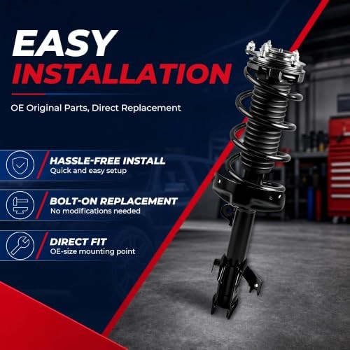 Rear Complete Strut Assembly & Shock Rear Struts(Set of 2) 2002-2003 Camry