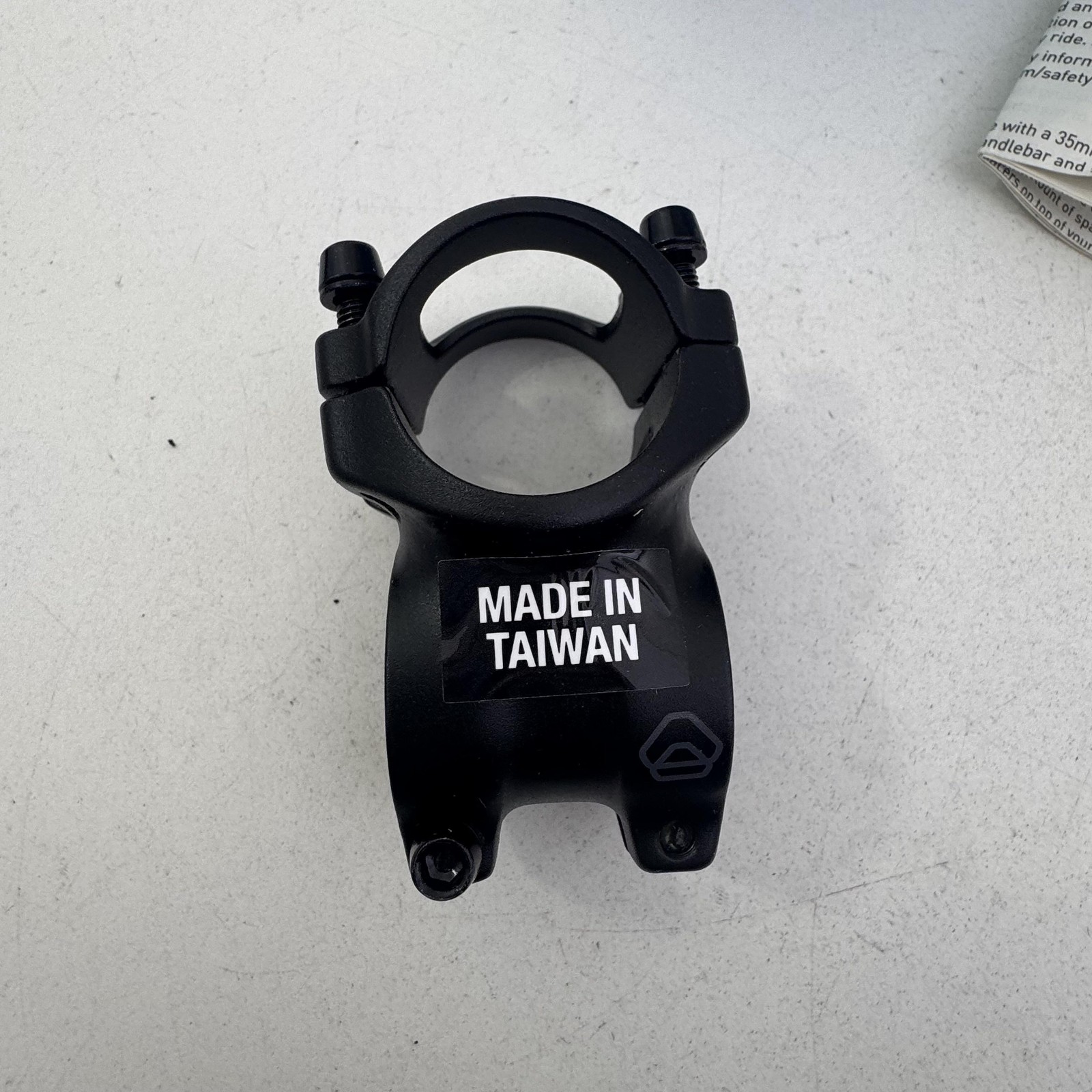 Dimension Threadless Stem 40mm 35.0mm Bar 1-1/8 Steerer 0° Black Matte Alloy A77