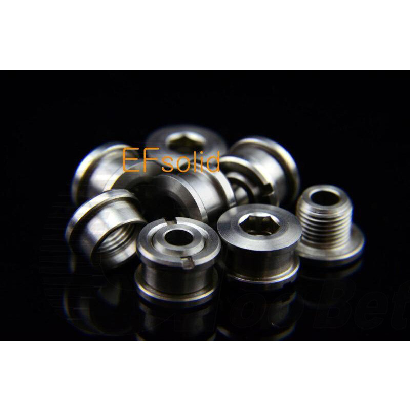Titanium Crankset Chainring Bolts Nuts 3.5mm 5mm 6.5mm 8.5mm 9.5mm MTB Road Bike