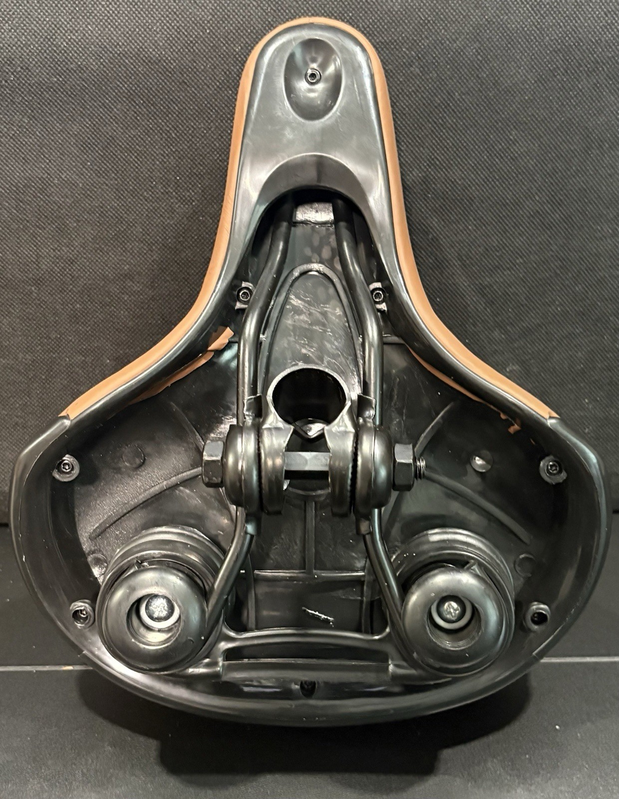 Cruiser Bicycle seat 9.5” long X 8” wide brown Brand New Free Shipping Included