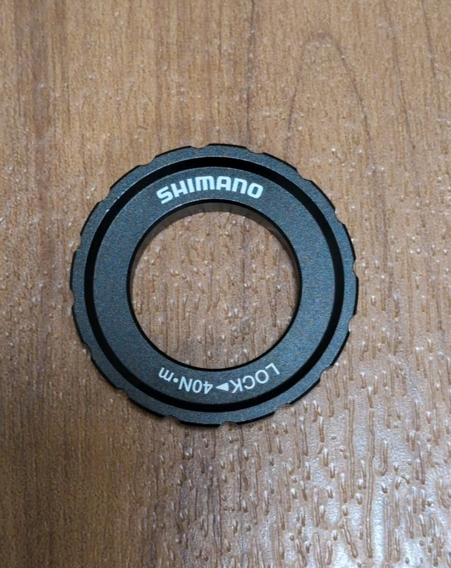 🚴Shimano XT M8010 External Serration Centerlock Disc Brake Rotor Lockring 🚴