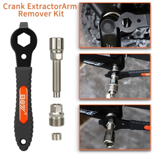 Set of Square Taper Crank Puller Removal Tools for Bicycles