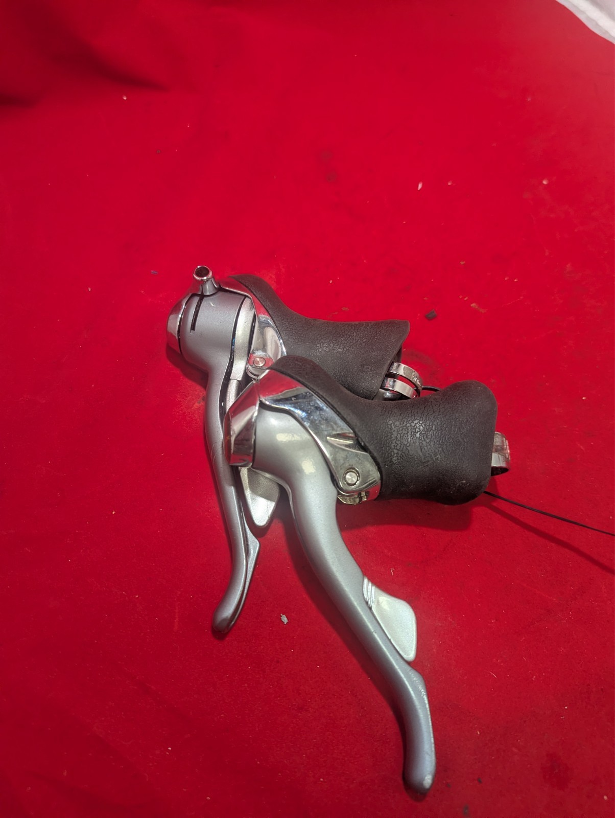 Vintage Shimano 600 ST-6400 Shifter Lever Set Tricolor 8s 8 Speed Drop Bar 90s