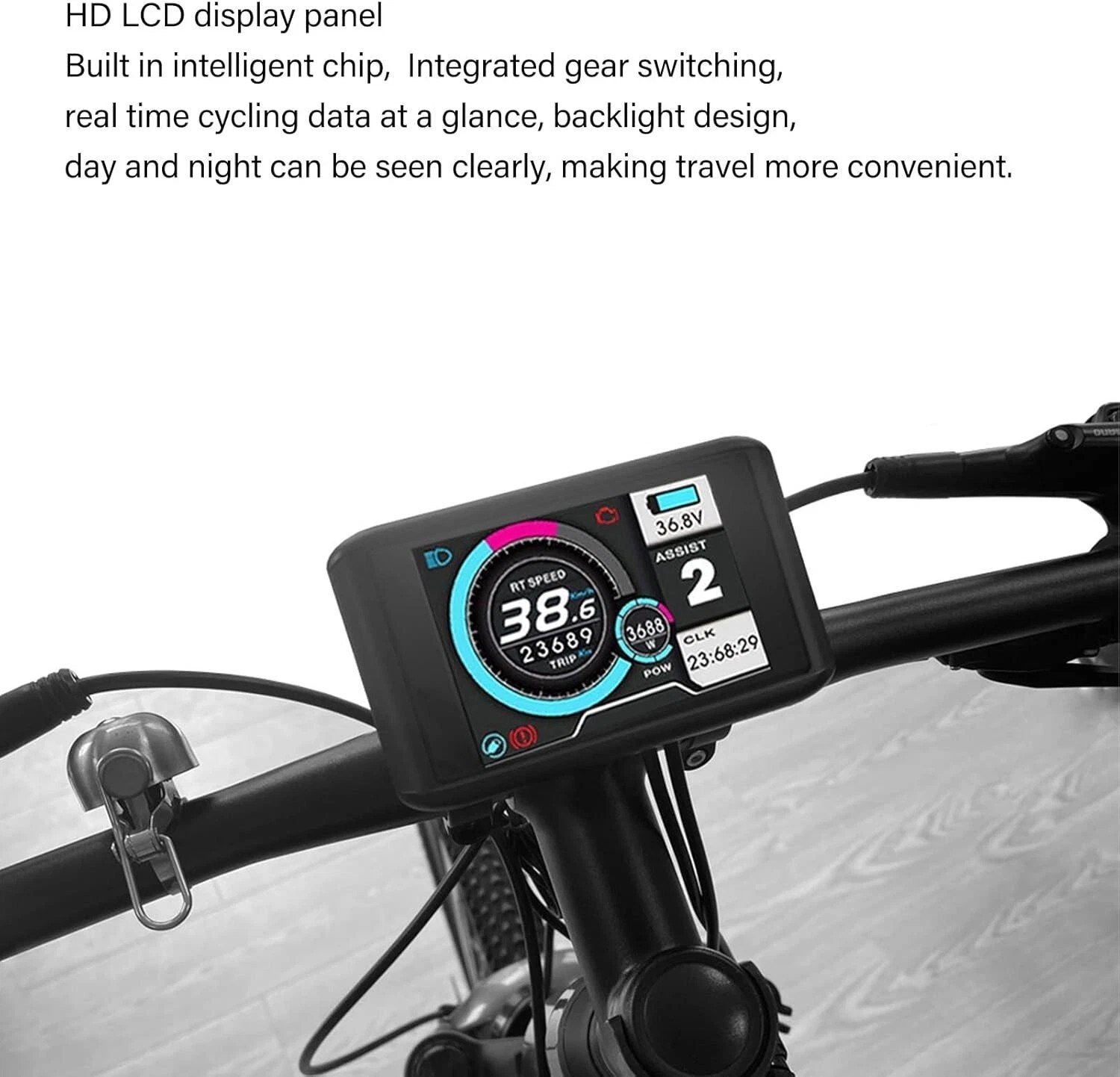 UKC1/ UKC1+ EBike LCD Colorful Display with UART No. 2 OMD Protocol