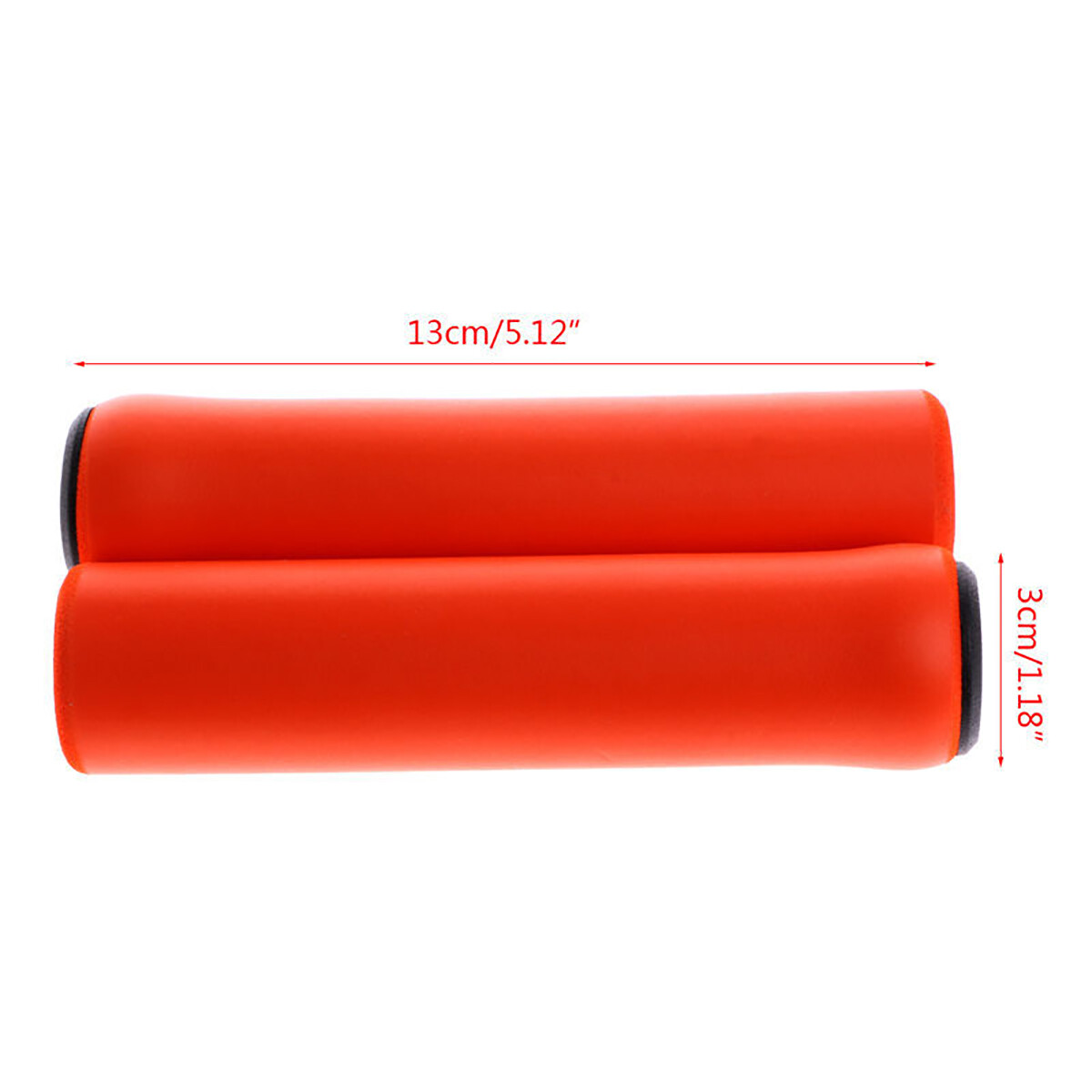 BMX MTB Rubber Handlebar Cover Mountain Bicycle Bike Soft Bar End Grips Non-Slip